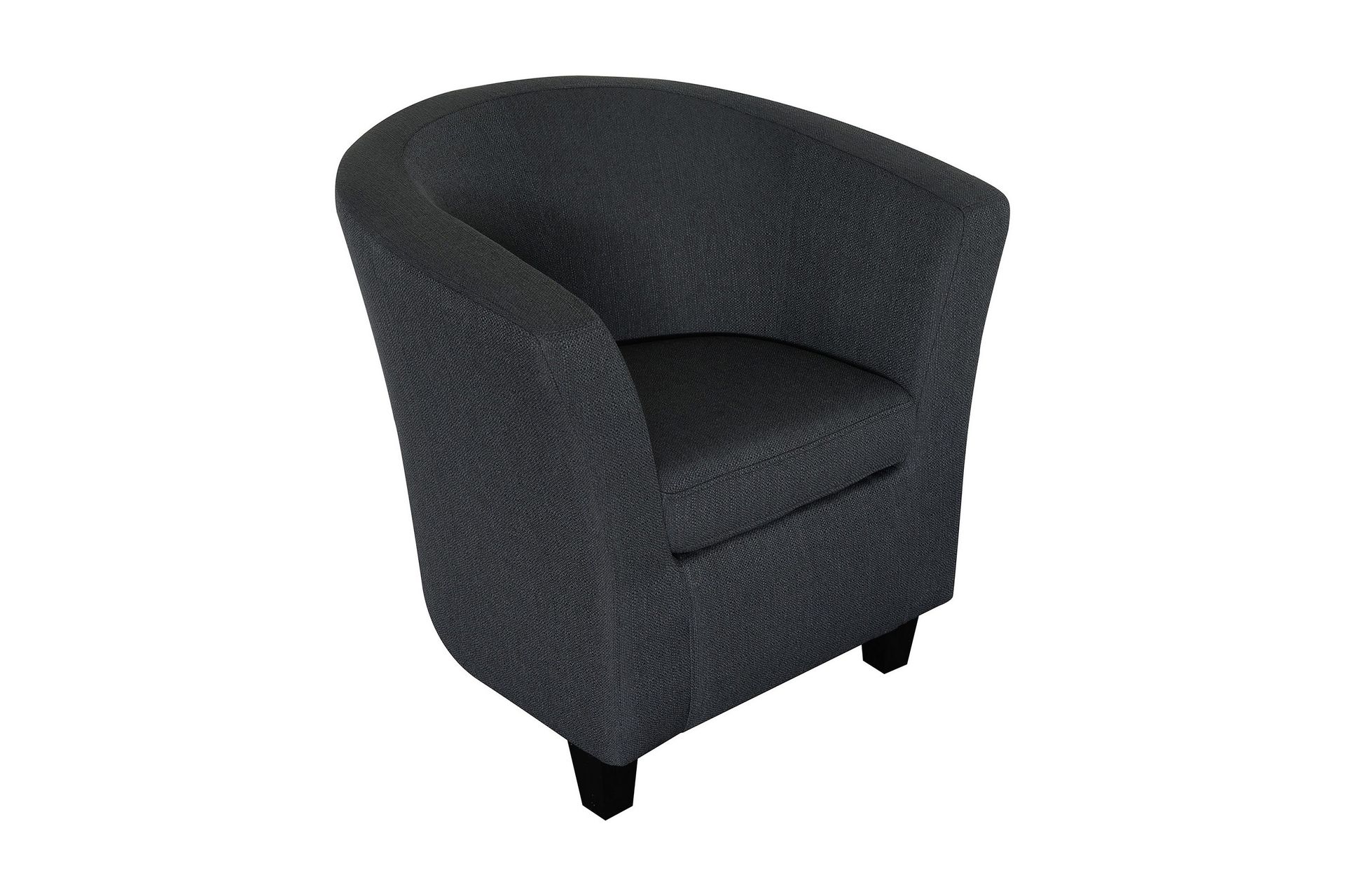 vegas clubfåtölj - mörkgrå