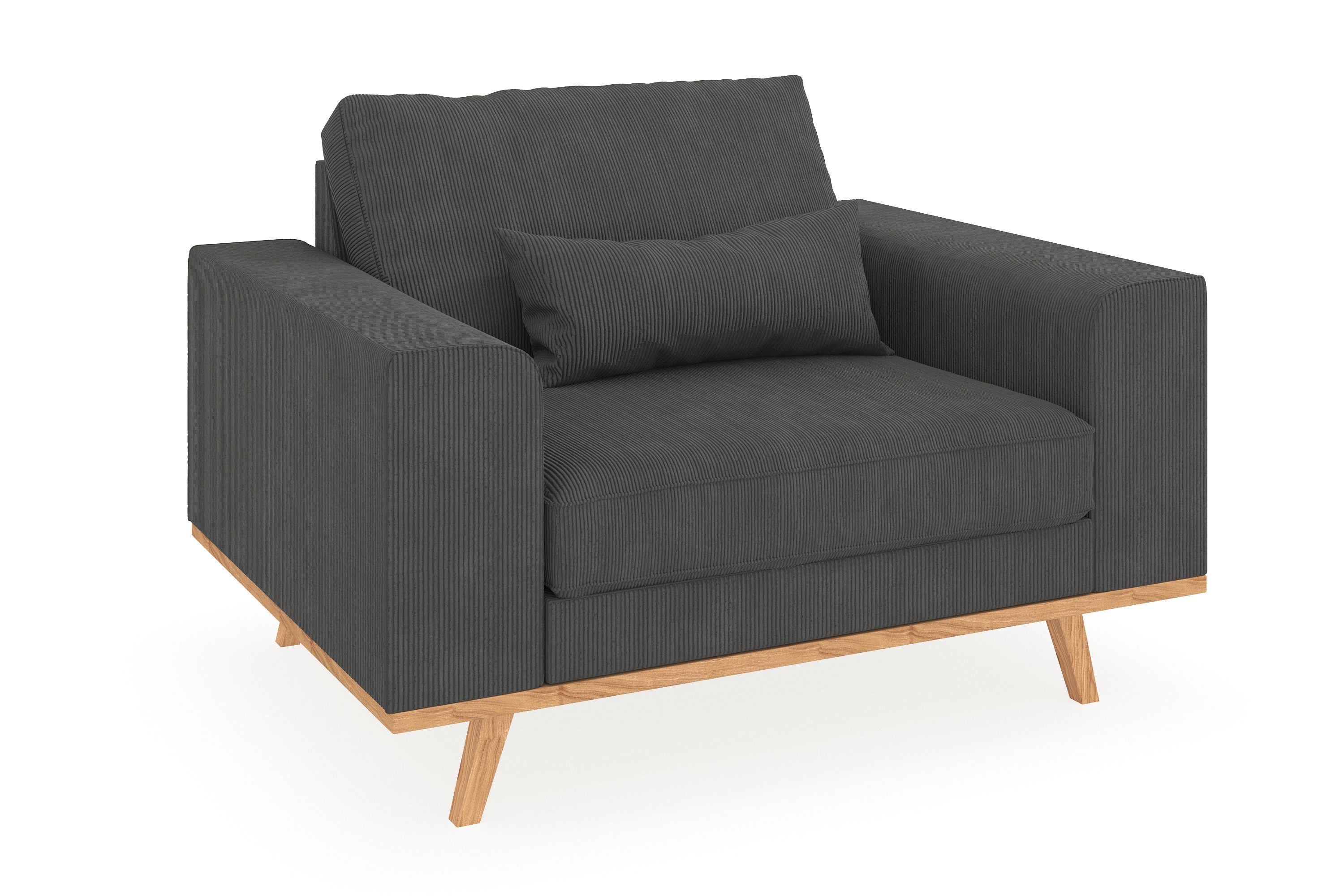 copenhagen fåtölj - mörkgrå