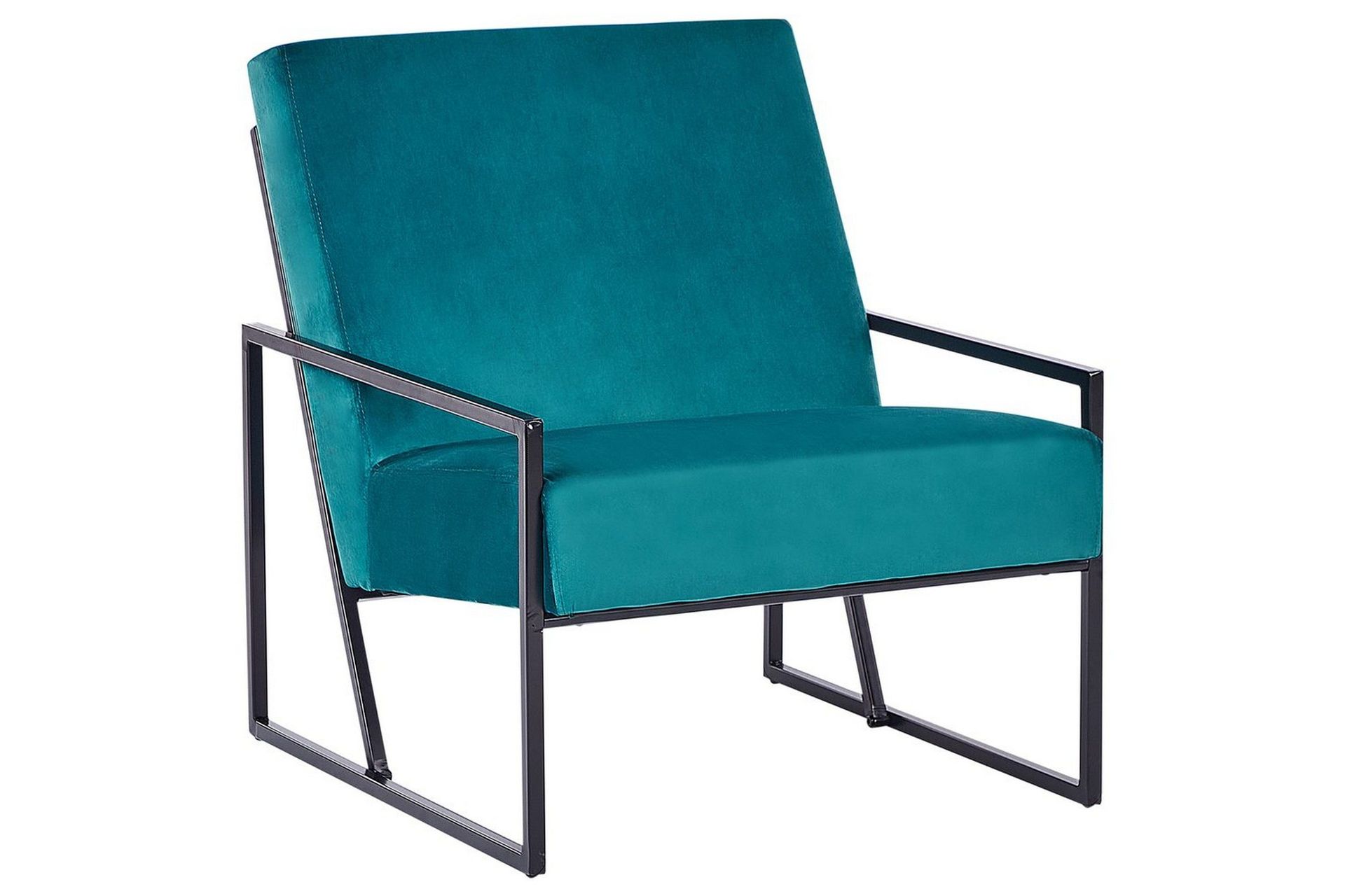 fåtölj delary - blå, svart