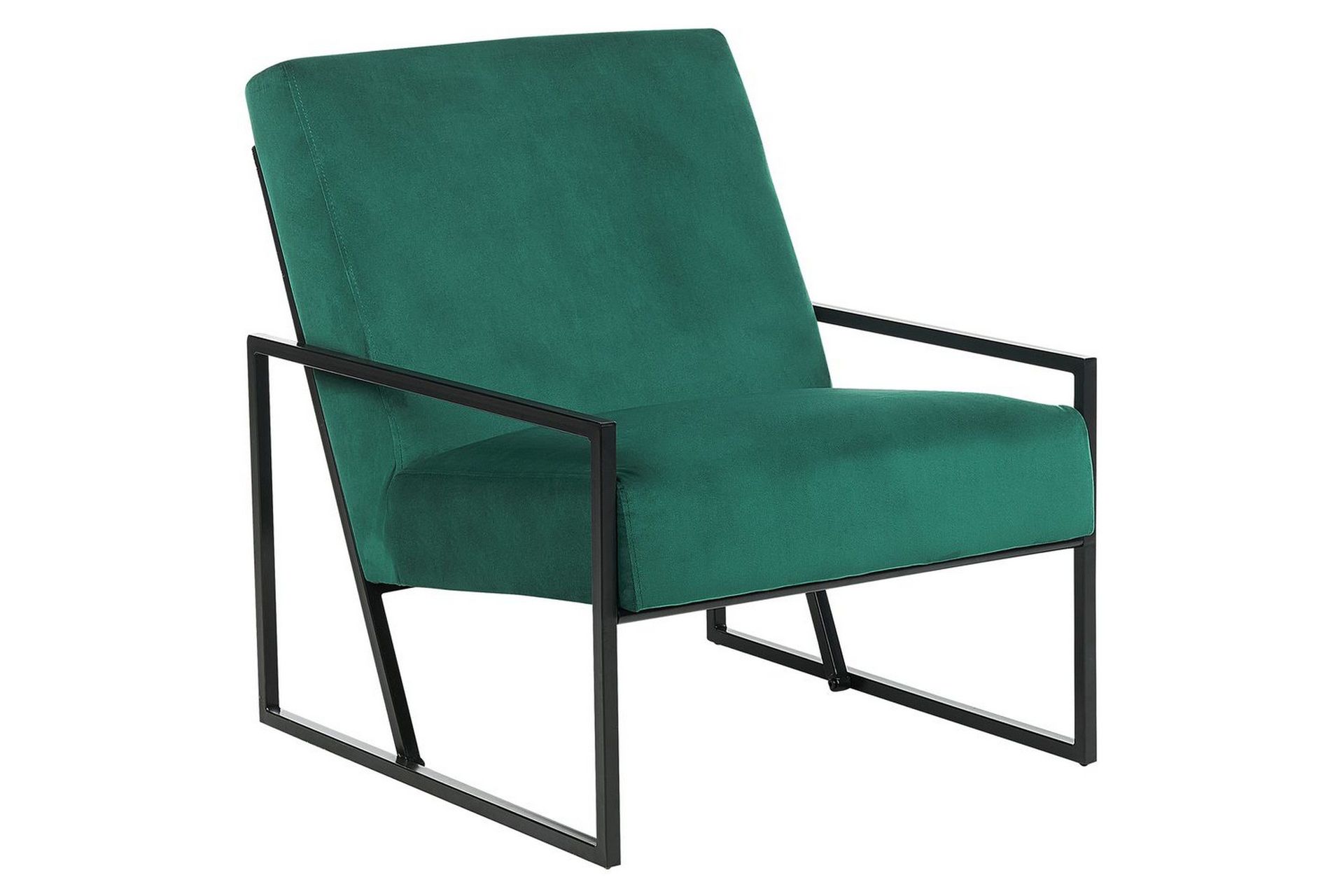 fåtölj delary - grön, svart