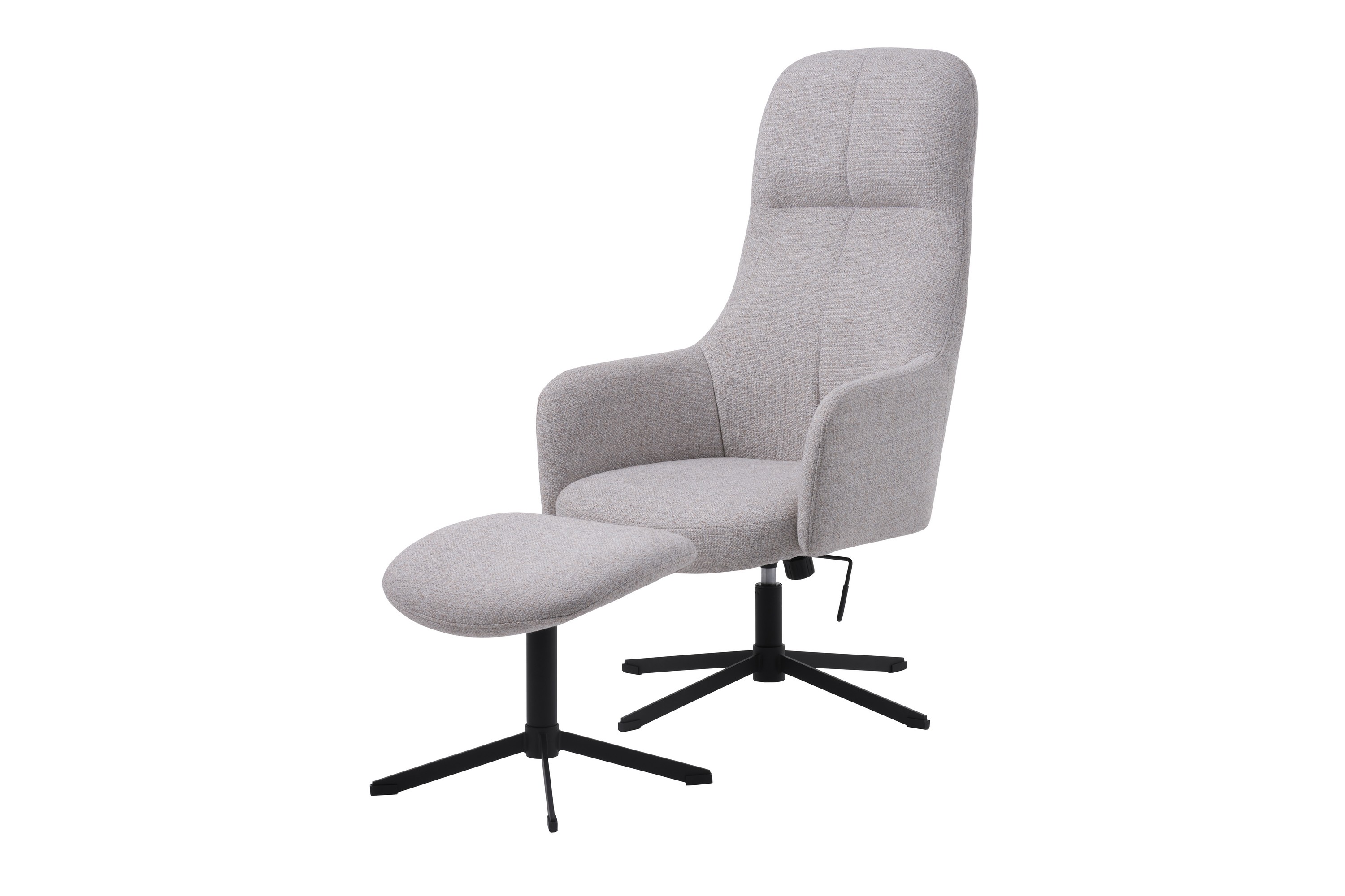Dominique Reclinerfåtölj Ljusgrå