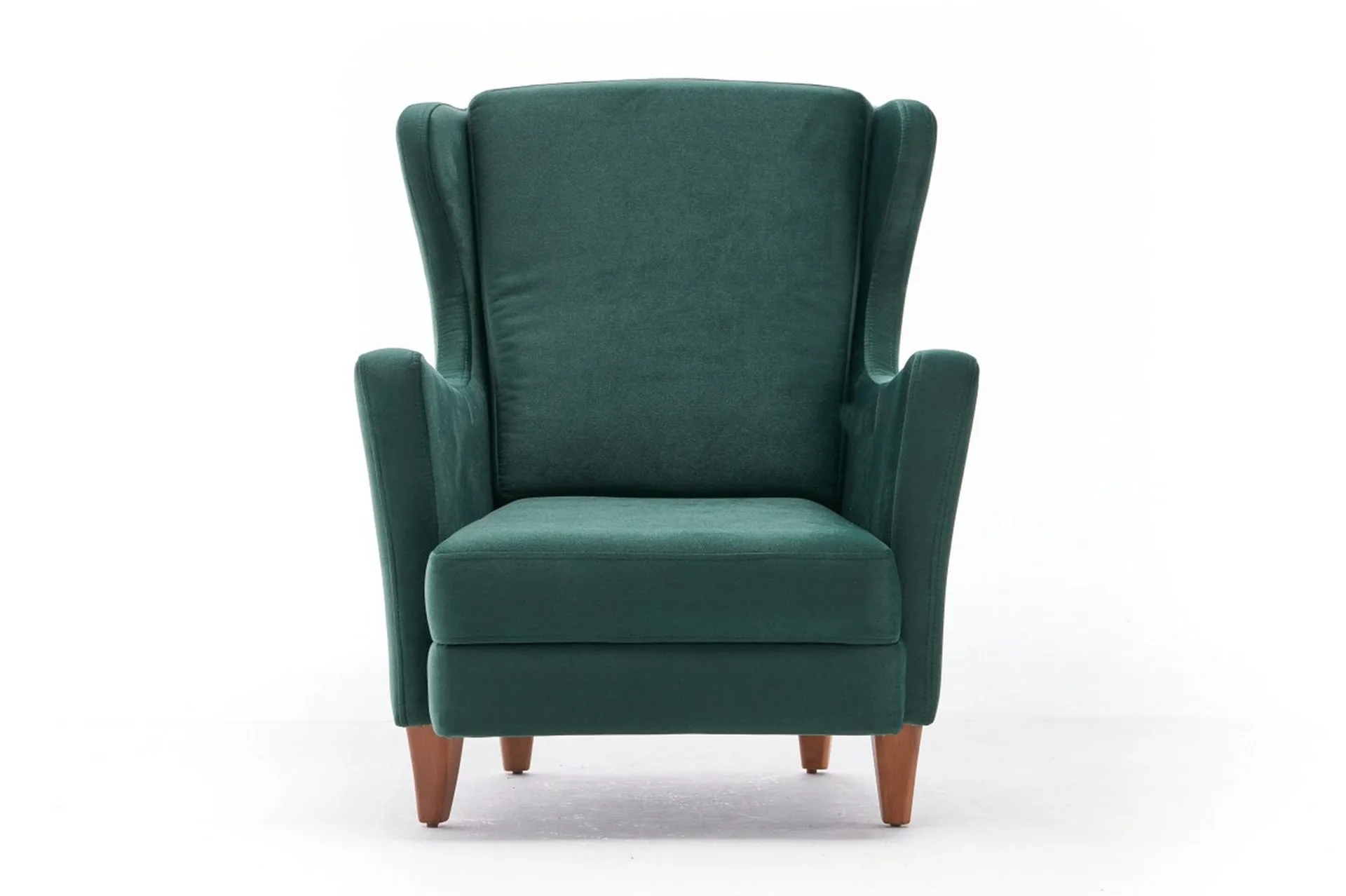 Edgara F&aring;t&ouml;lj - Sammet/Gr&ouml;n/Natur