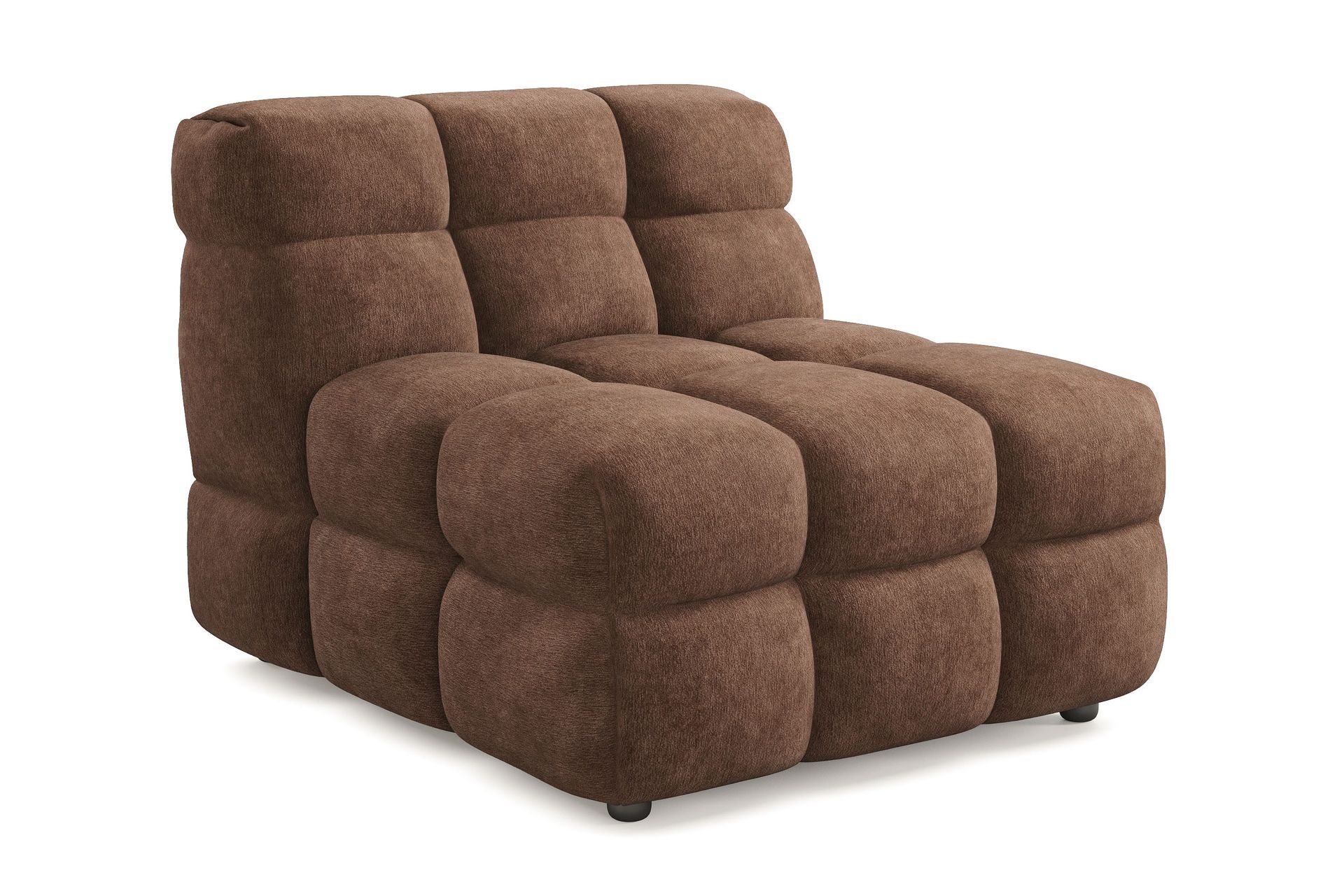 Elise Bubblig F&aring;t&ouml;lj - Brun