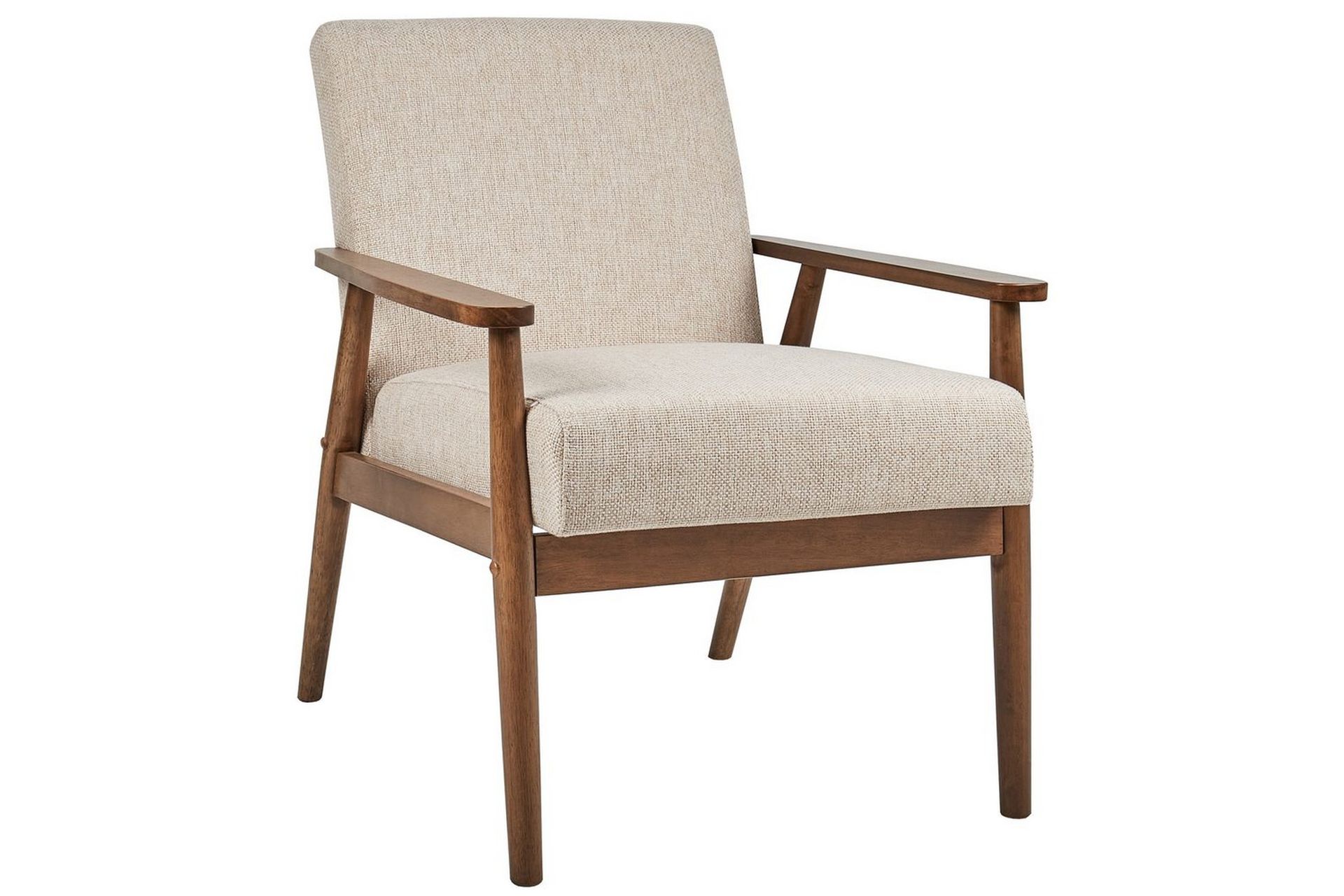 F&aring;t&ouml;lj Esrum Beige/m&ouml;rkt tr&auml;, Polyester - Beige/m&ouml;rkt tr&auml;, Polyester