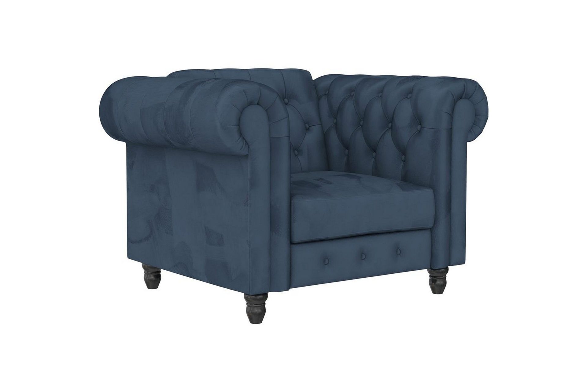 F&aring;t&ouml;lj Felix Bl&aring;, Sammet/Tr&auml;/Metall - Bl&aring;, Sammet/Tr&auml;/Metall