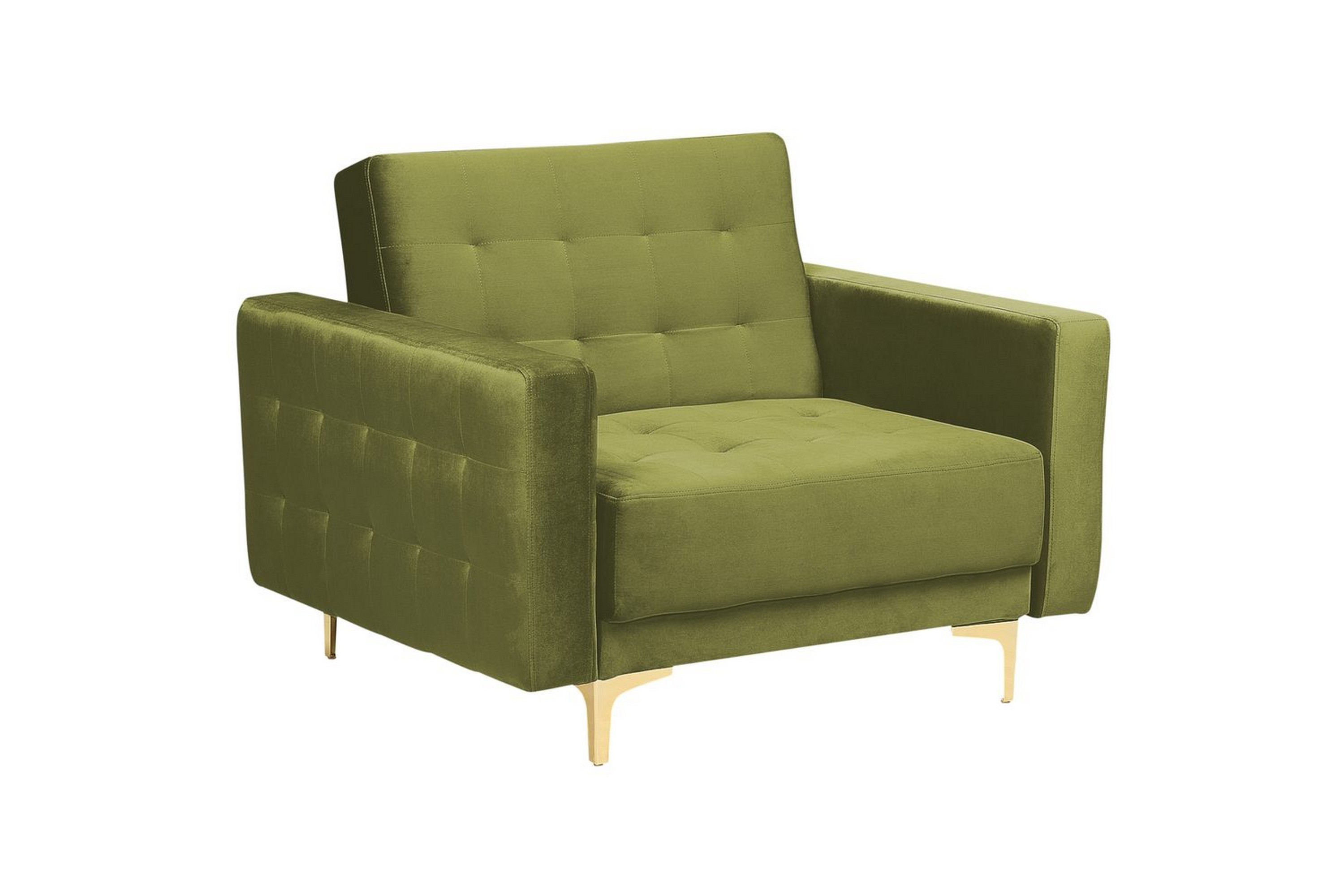 fåtölj aberdeen - grönt, guld