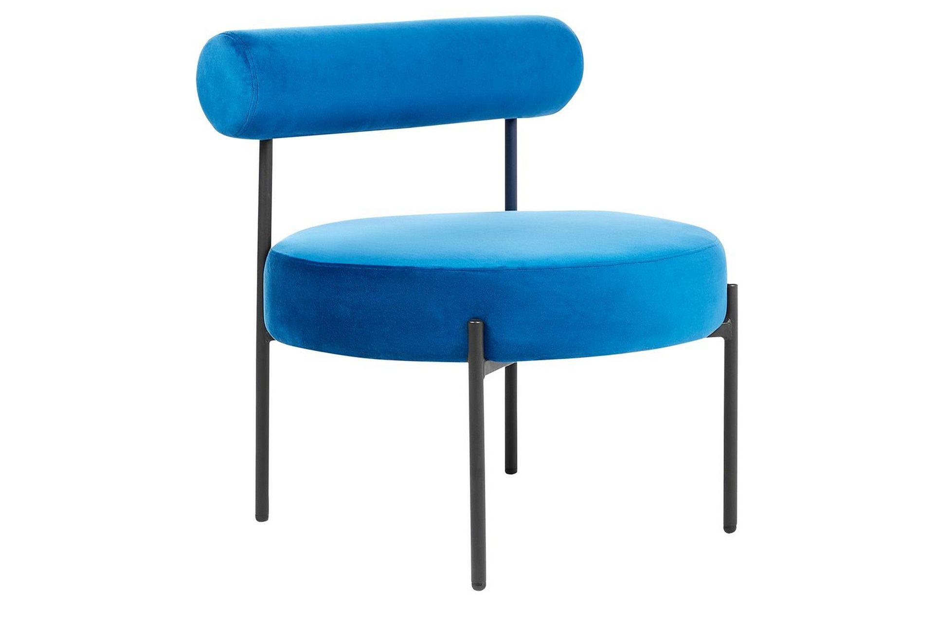 fåtölj alpha - blå, svart