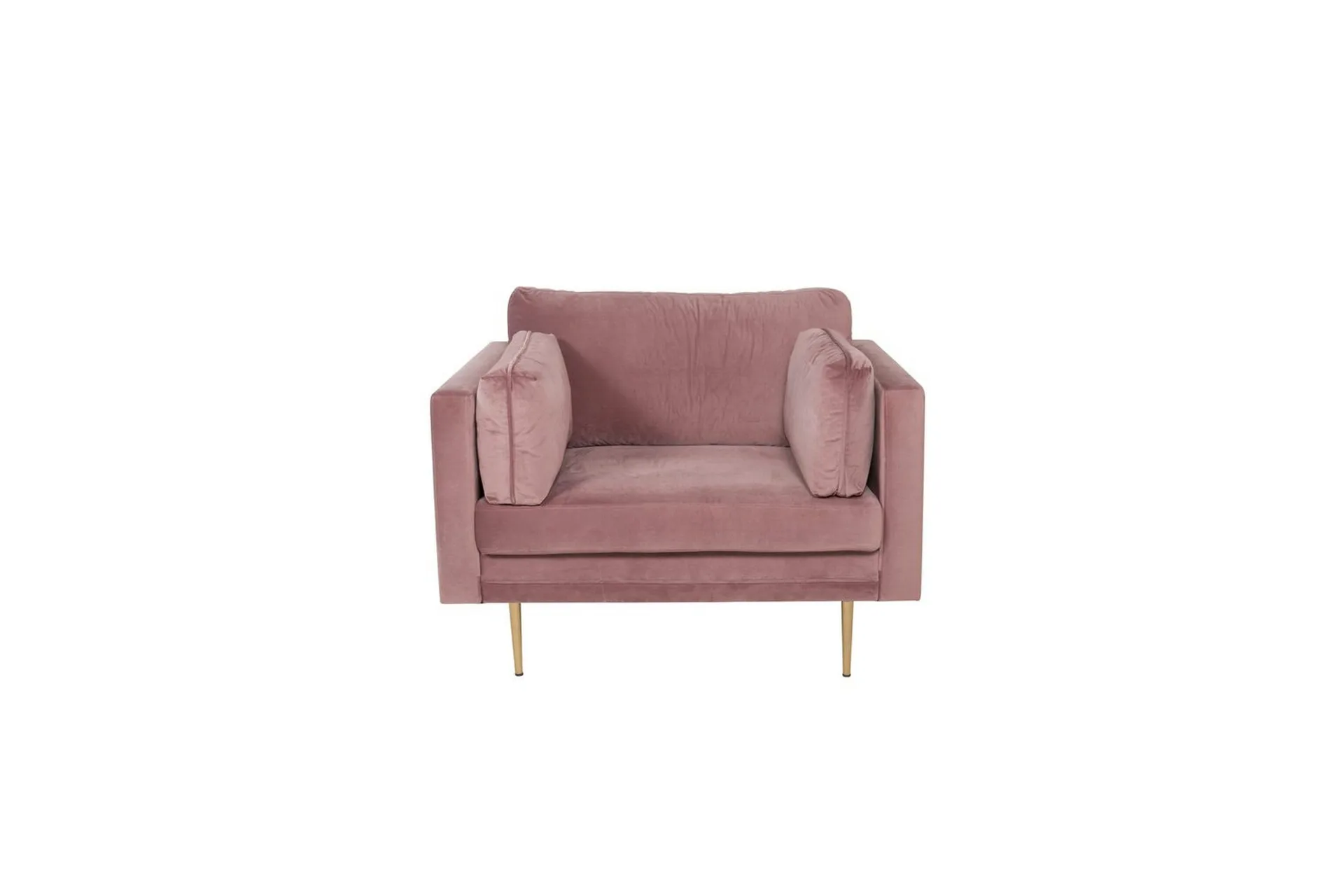 Fåtölj Boom Sammet - Rosa