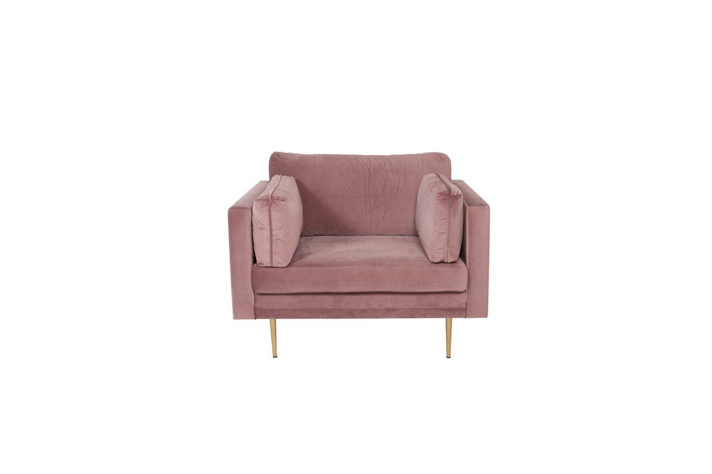 Fåtölj Boom Sammet Rosa