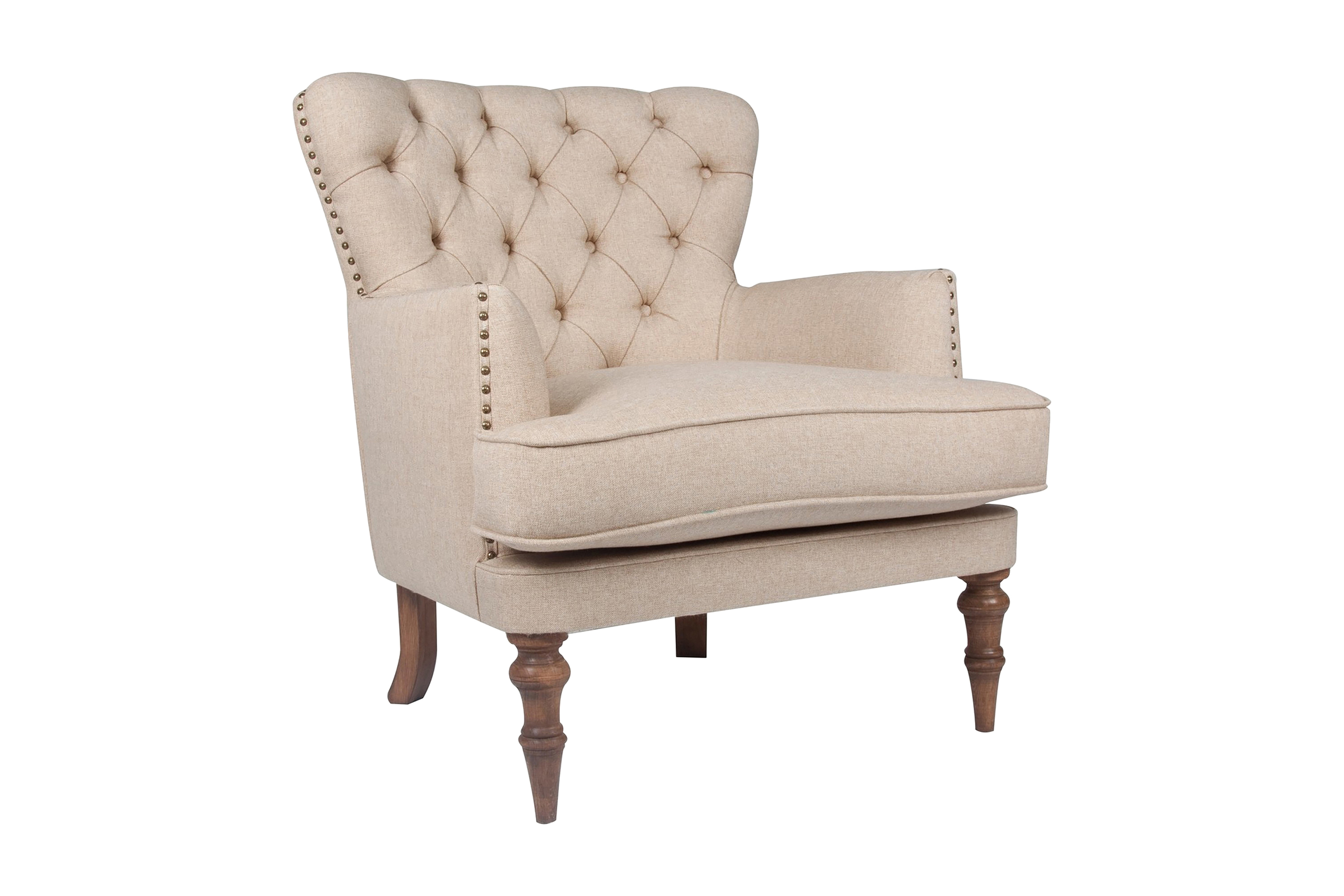 Fåtölj Buckbee Beige/Natur