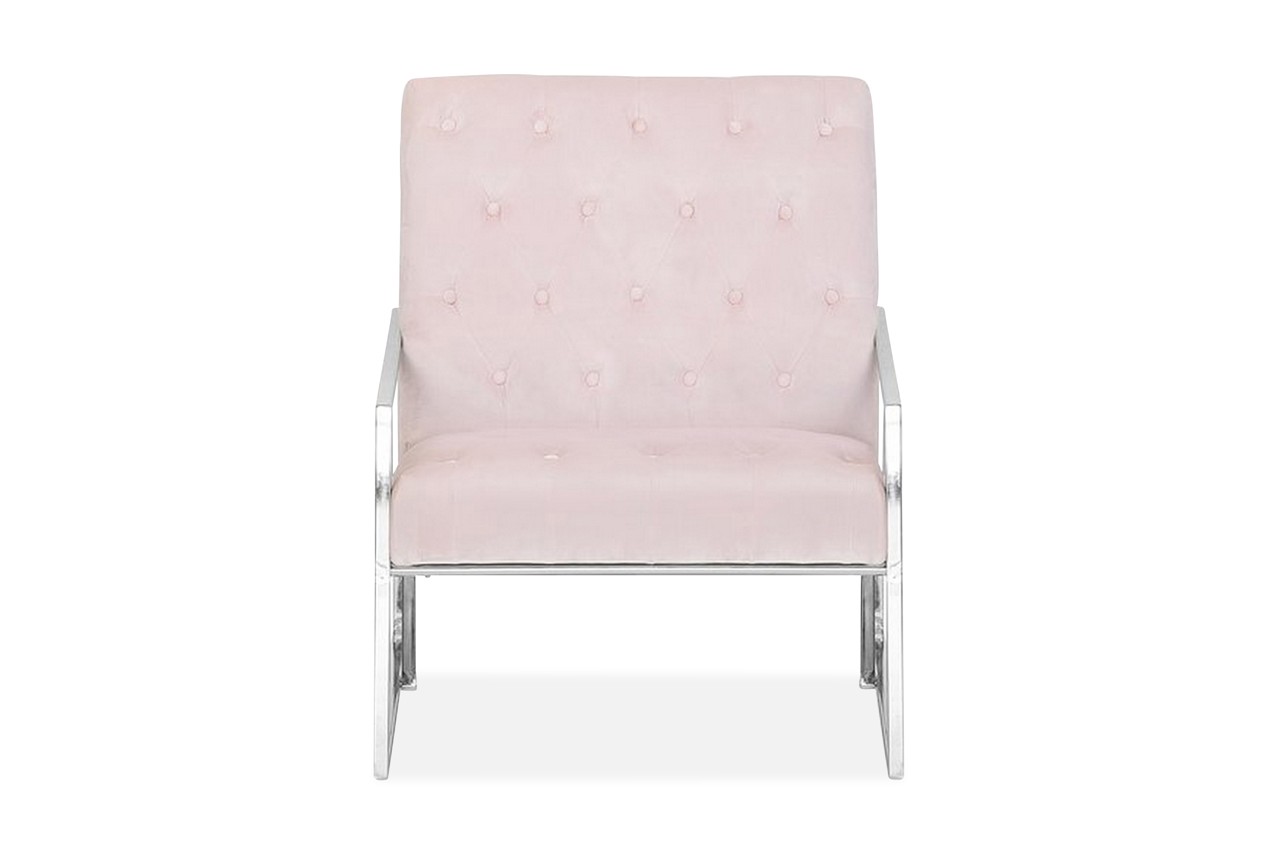 Fåtölj Fiebiger Sammet Rosa