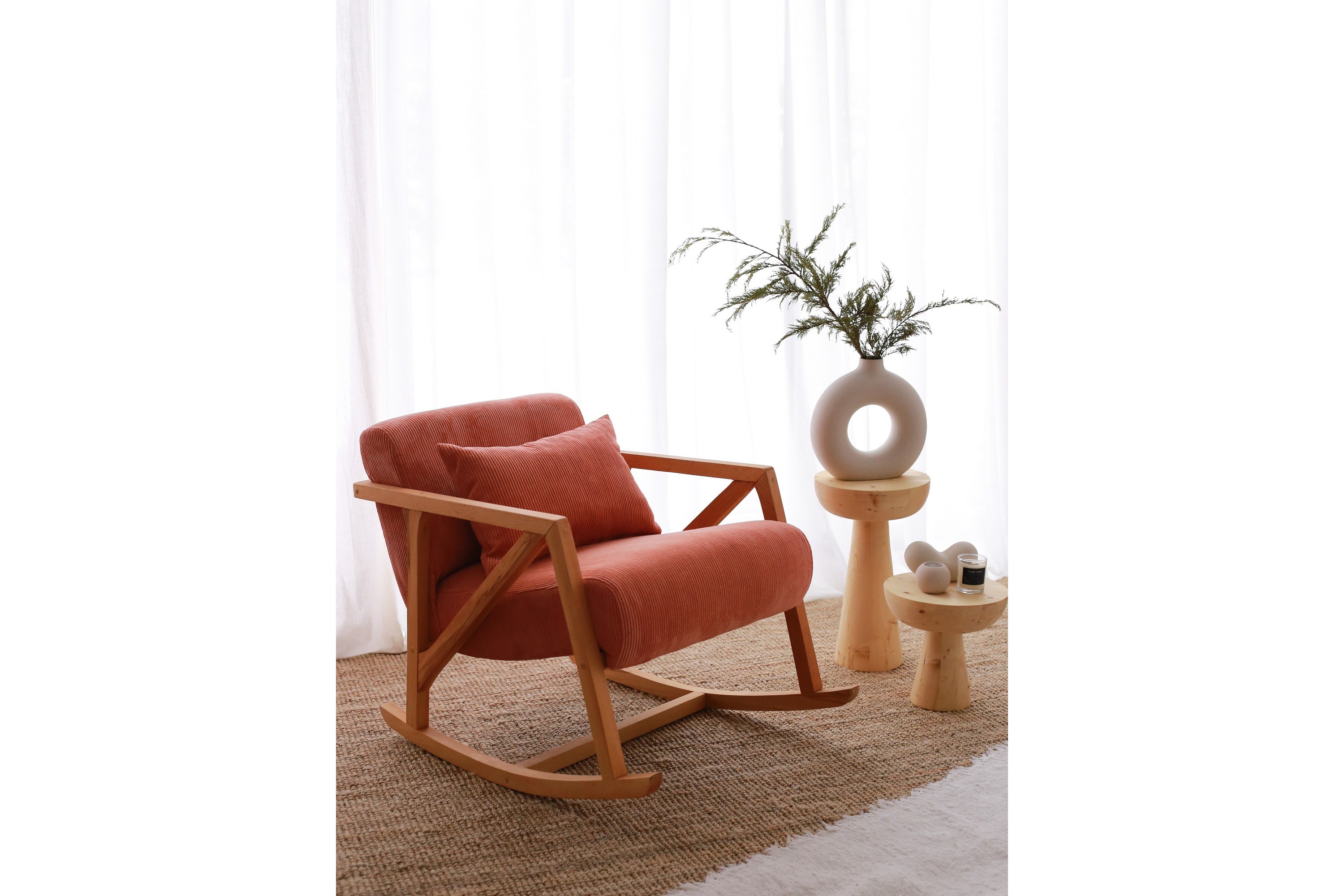 fåtölj muskuran - brun