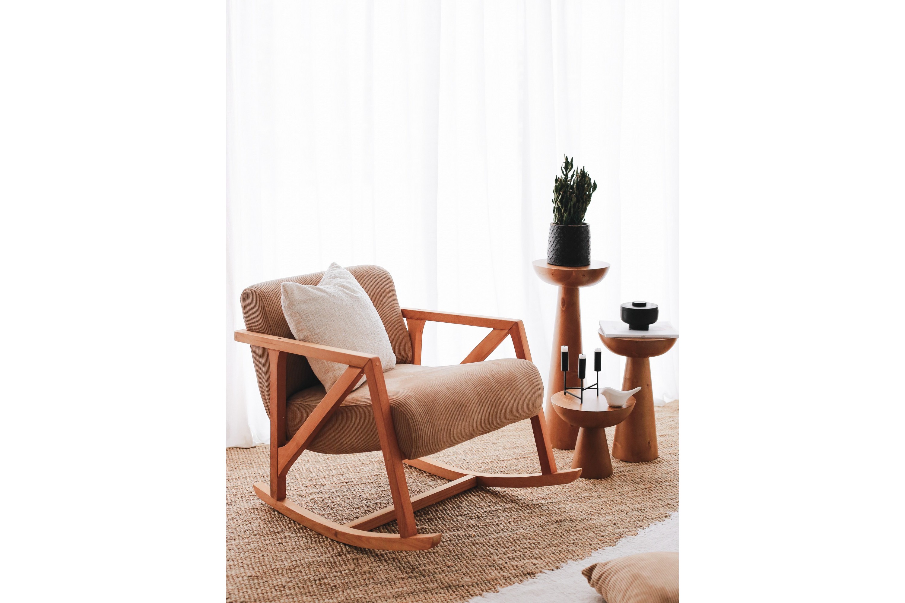 fåtölj muskuran - camel