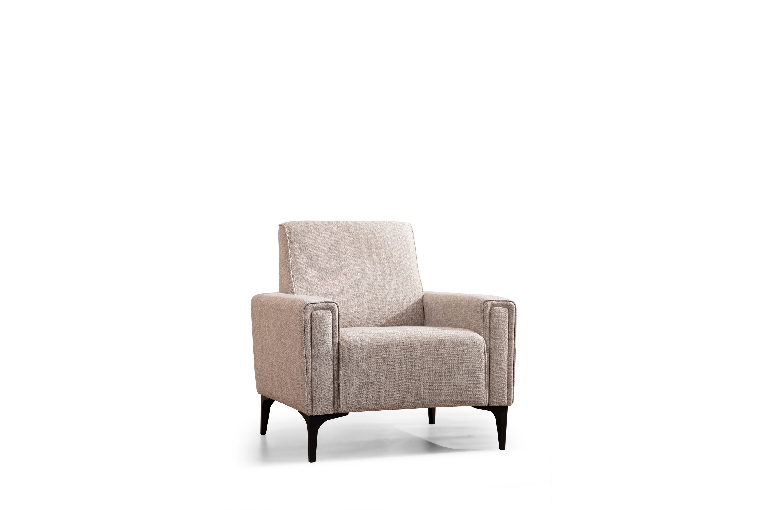 fåtölj naoko - ljusbrun