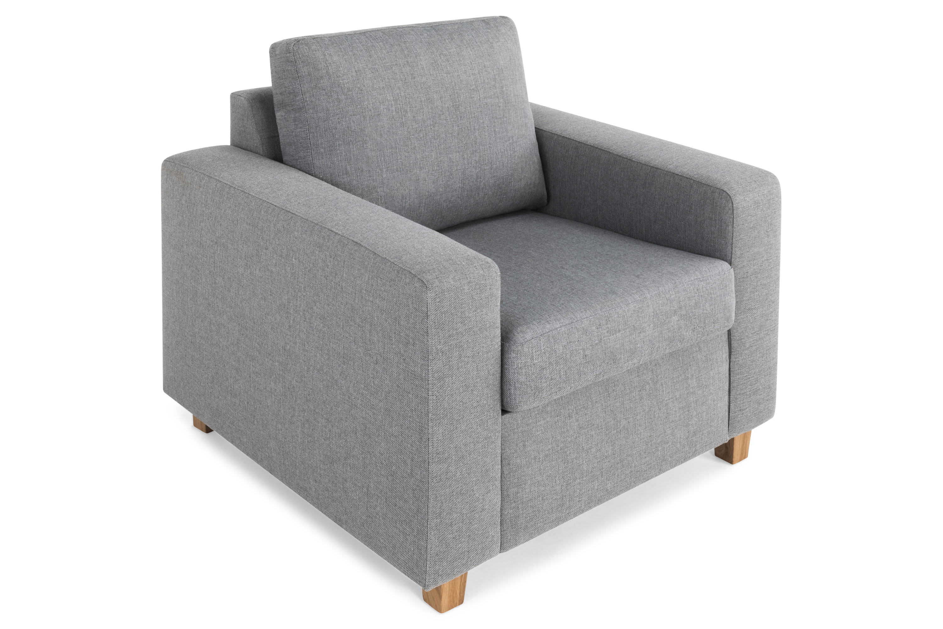 fåtölj nevada - ljusgrå