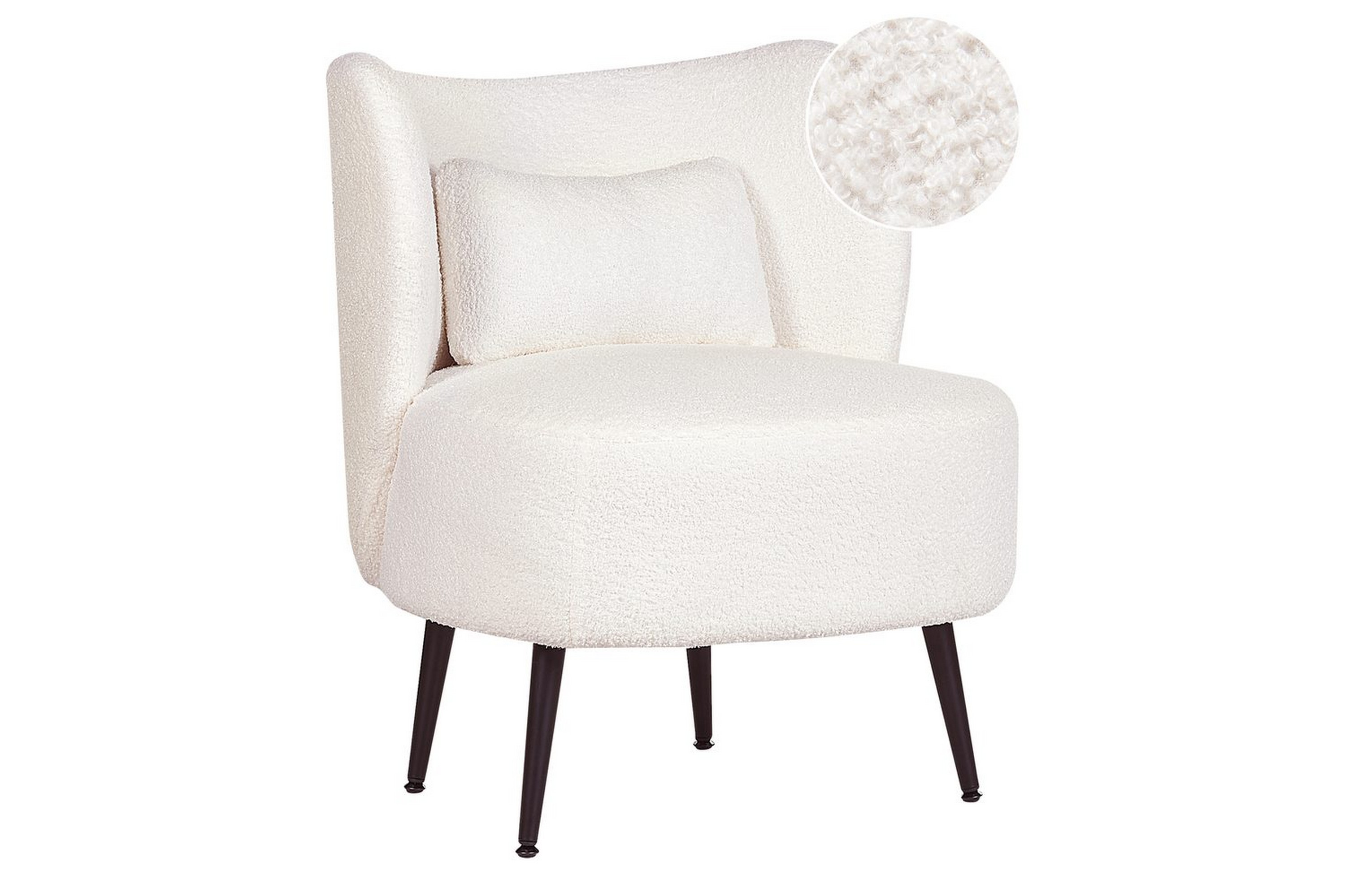 fåtölj otsby - vit, svart