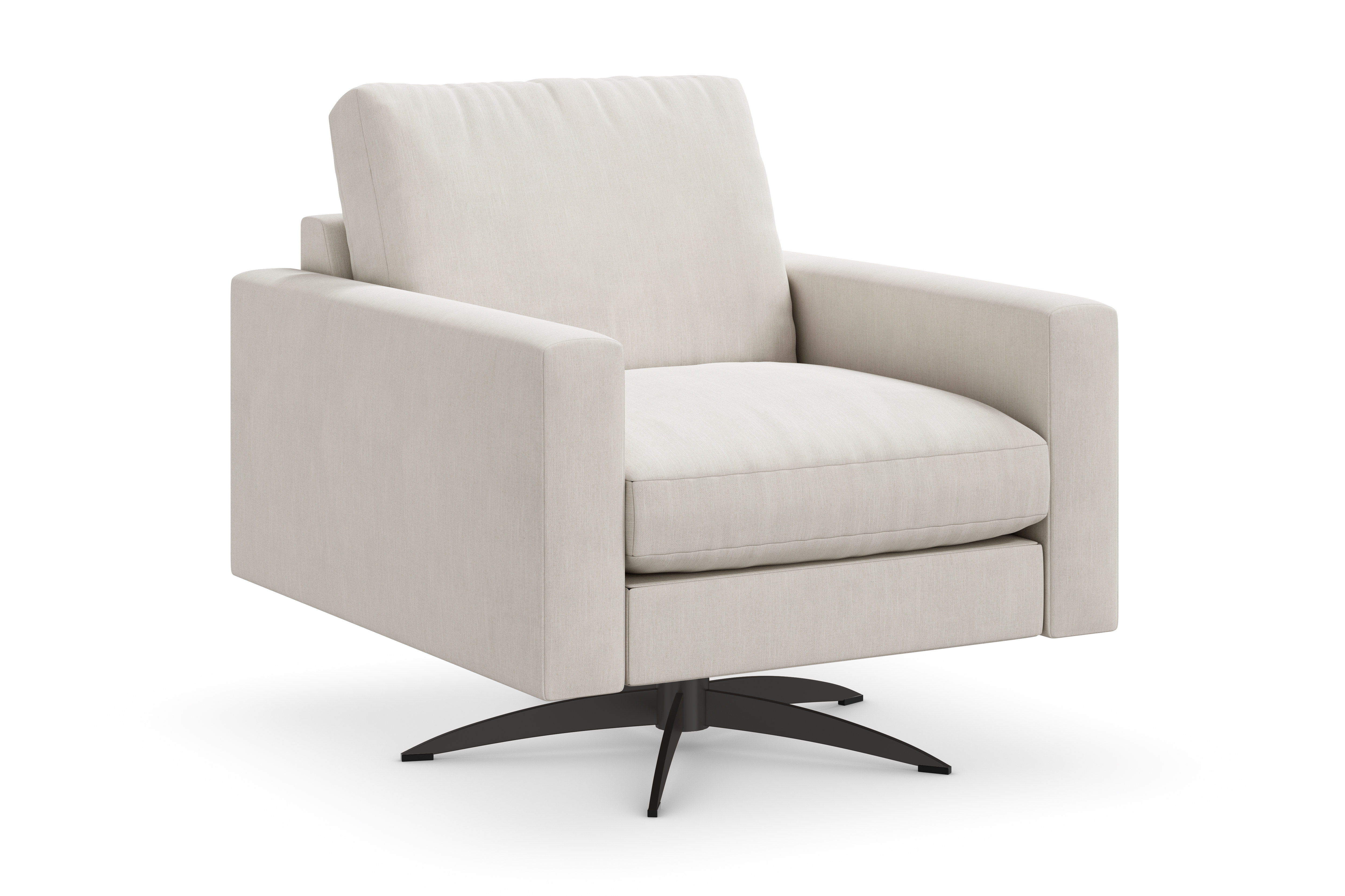 Fåtölj Sabero Beige/Svart