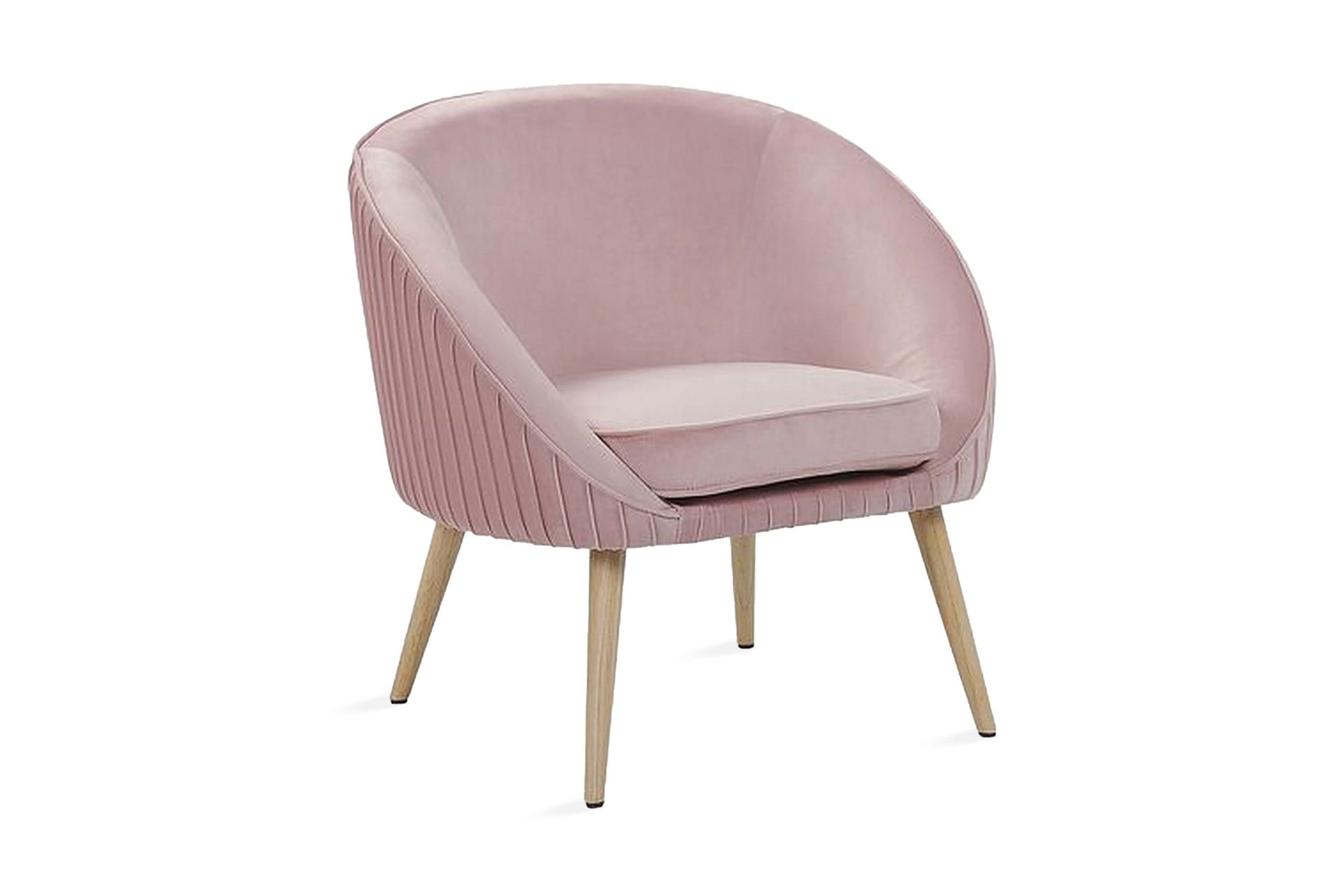 Skaten Sammetsf&aring;t&ouml;lj - Rosa