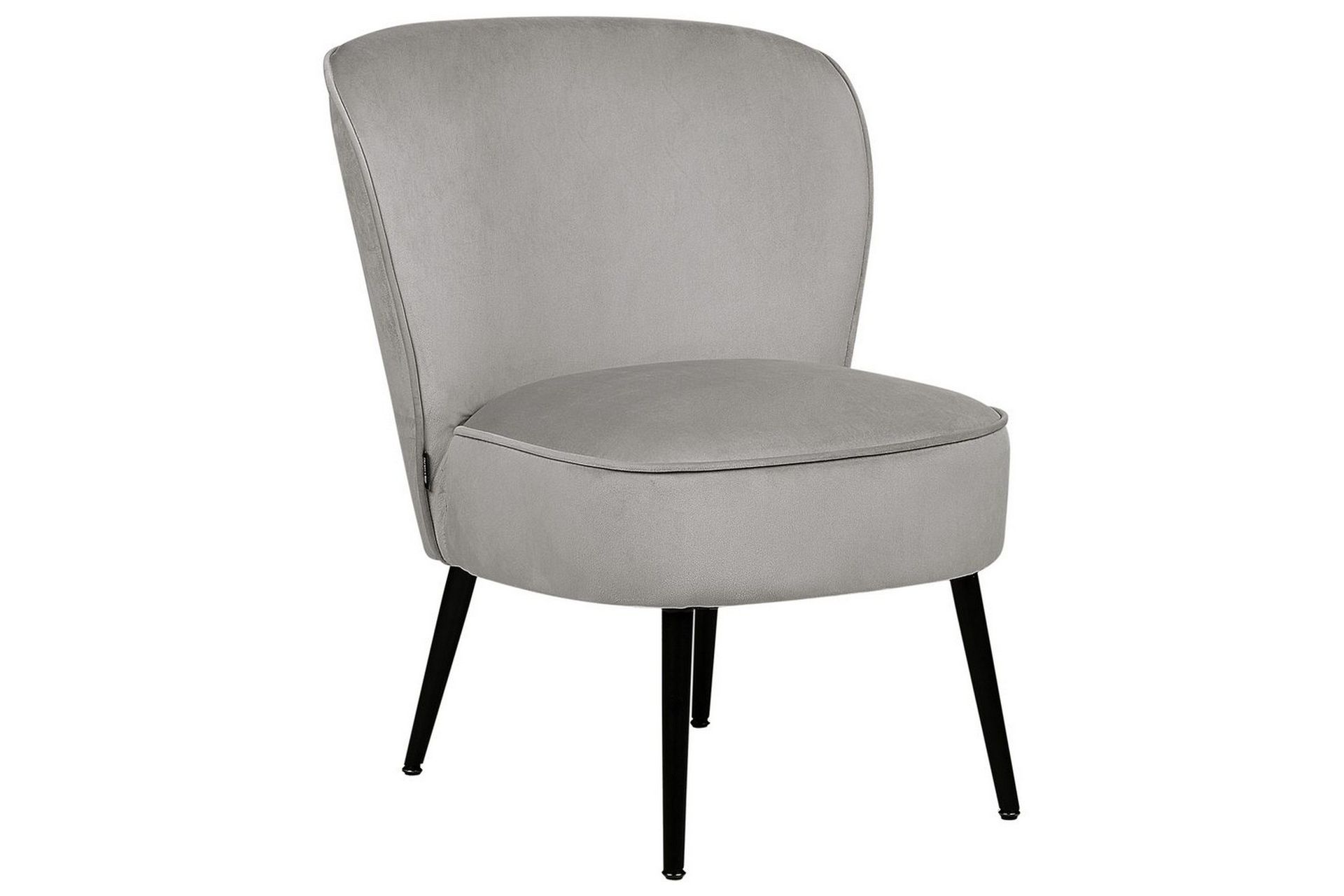 fåtölj voss - grå, svart