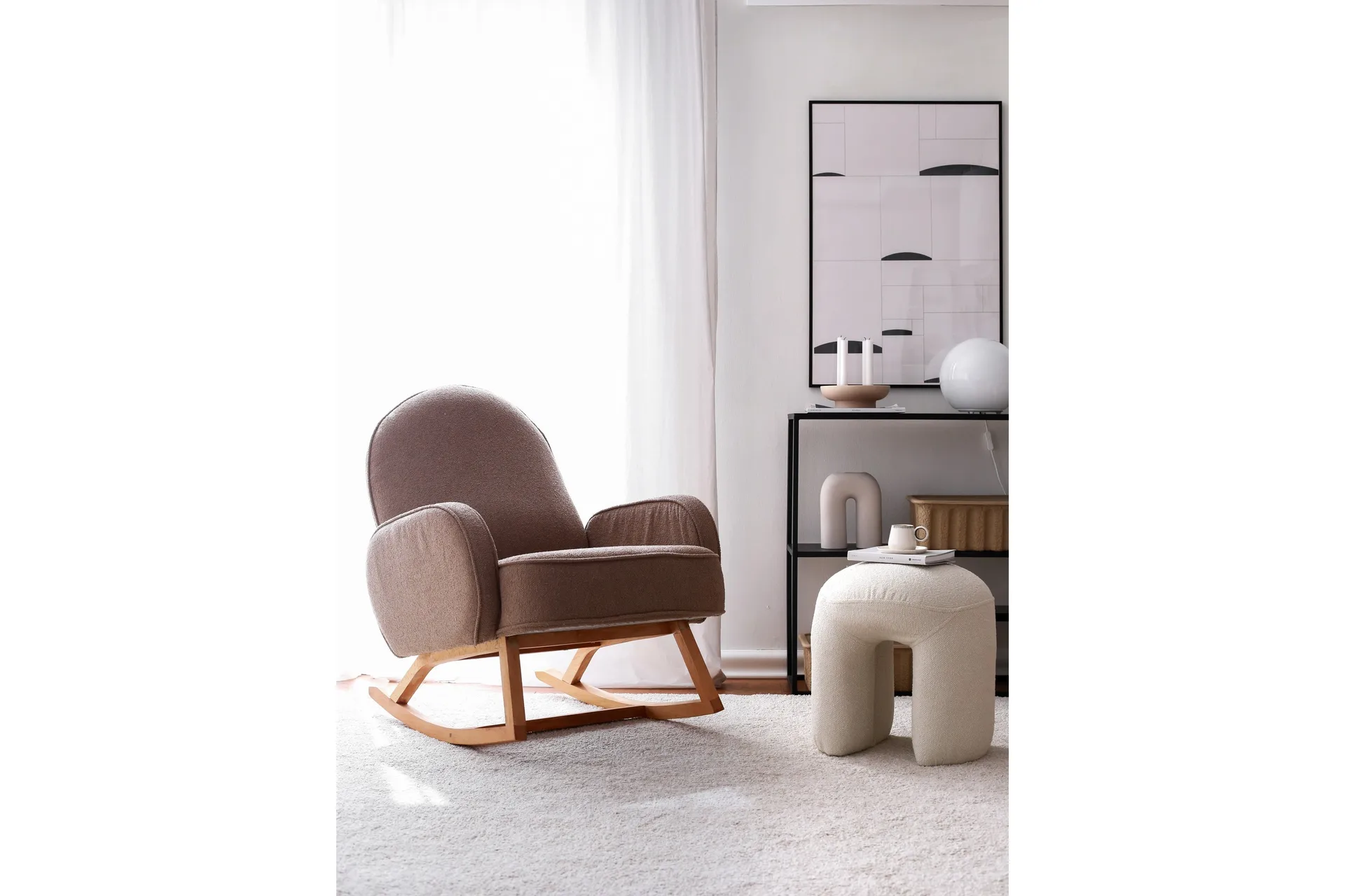 fåtölj yoko - brun