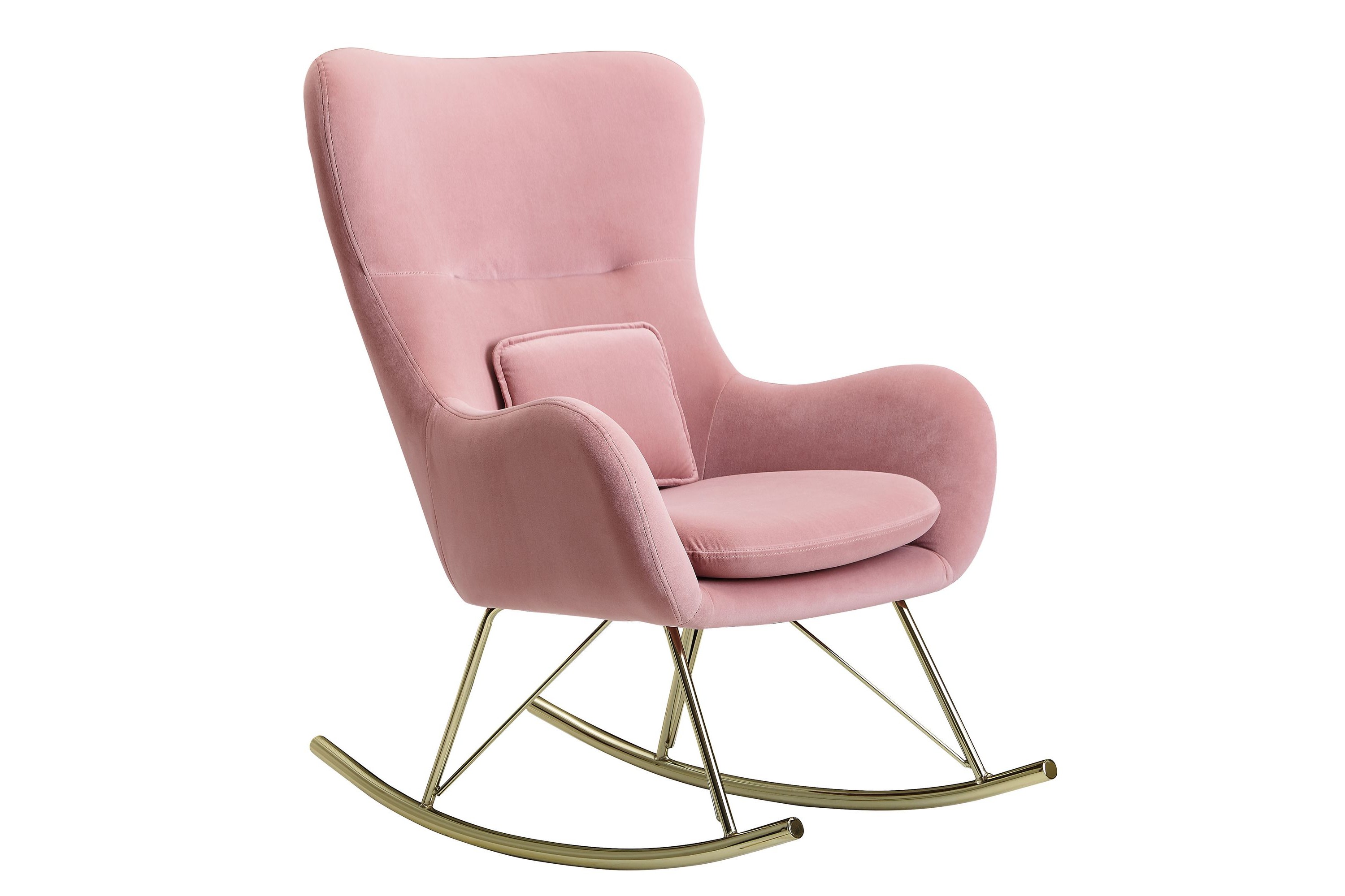 Gungfåtölj Clanton Rosa/Guld