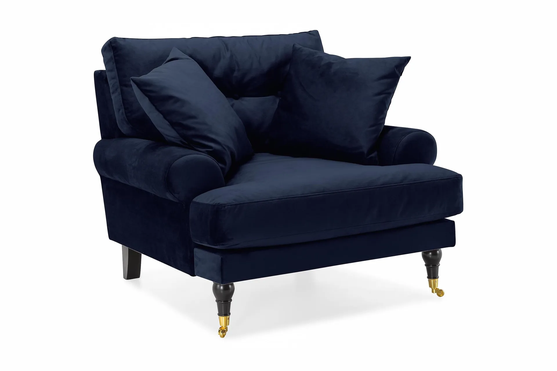 Andrew Sammetsf&aring;t&ouml;lj - Midnattsbl&aring;/M&auml;ssing