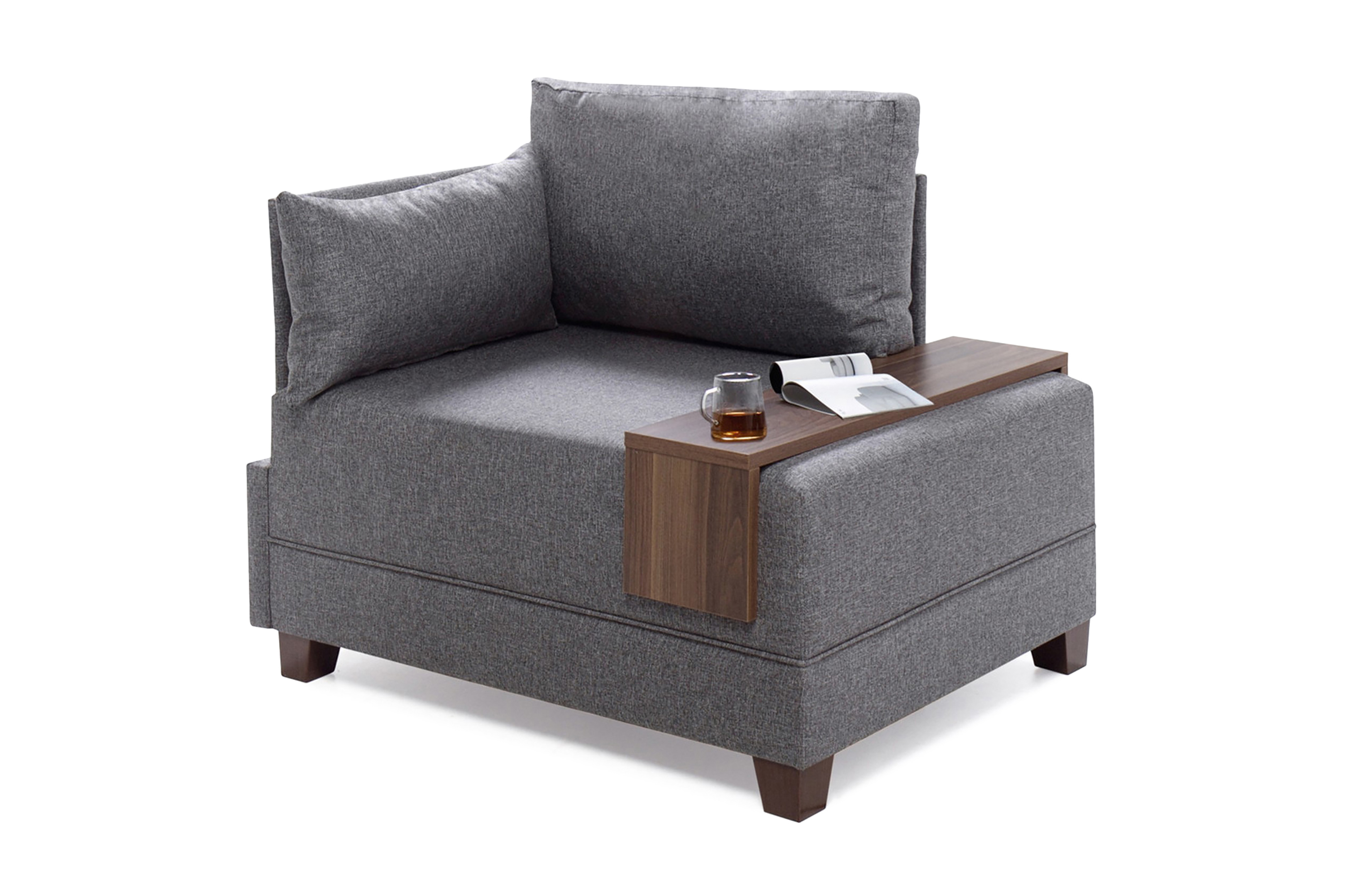 schäslongfåtölj bulgaria - grå