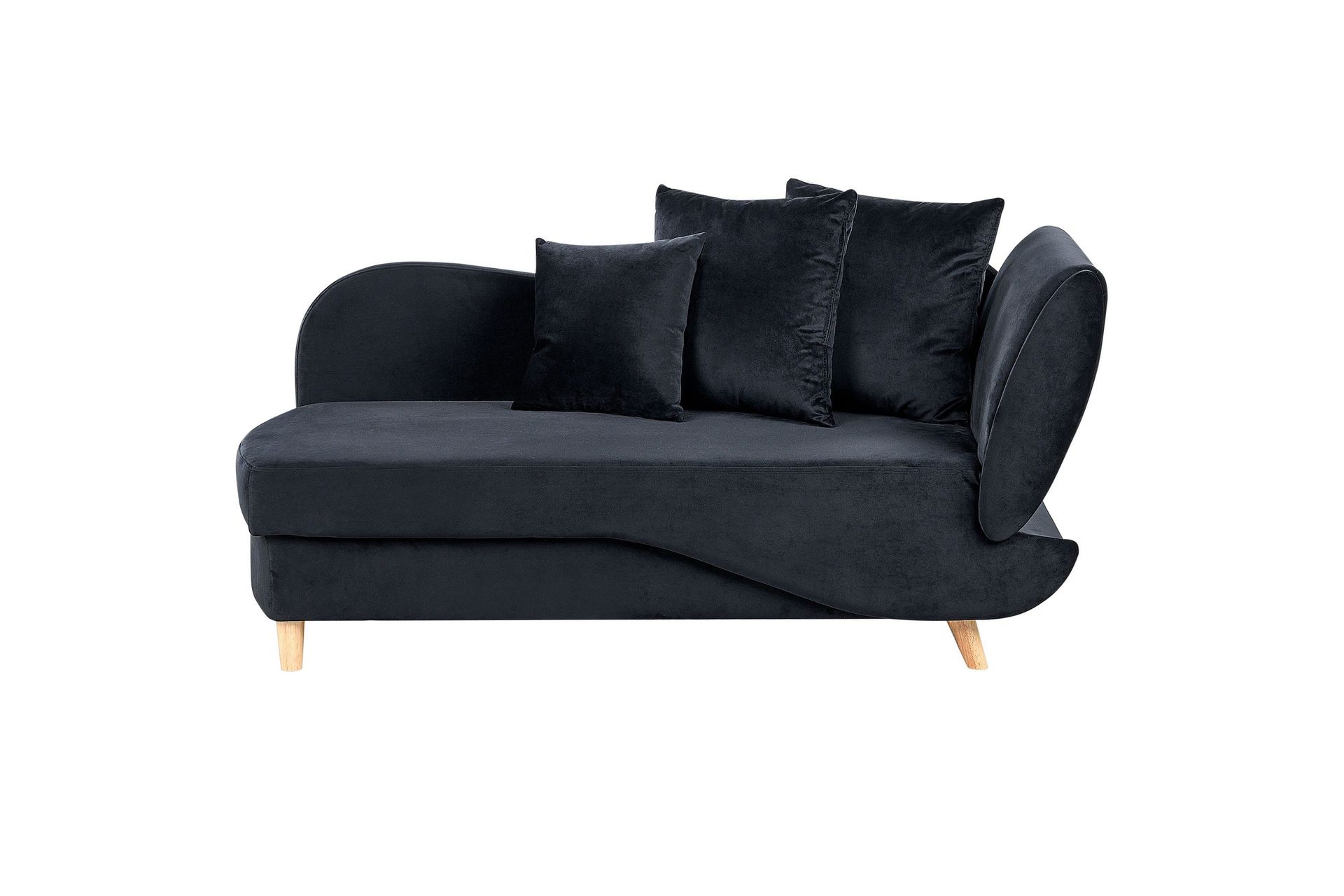 Trehan Sch&auml;slong 157 cm H&ouml;ger - Svart