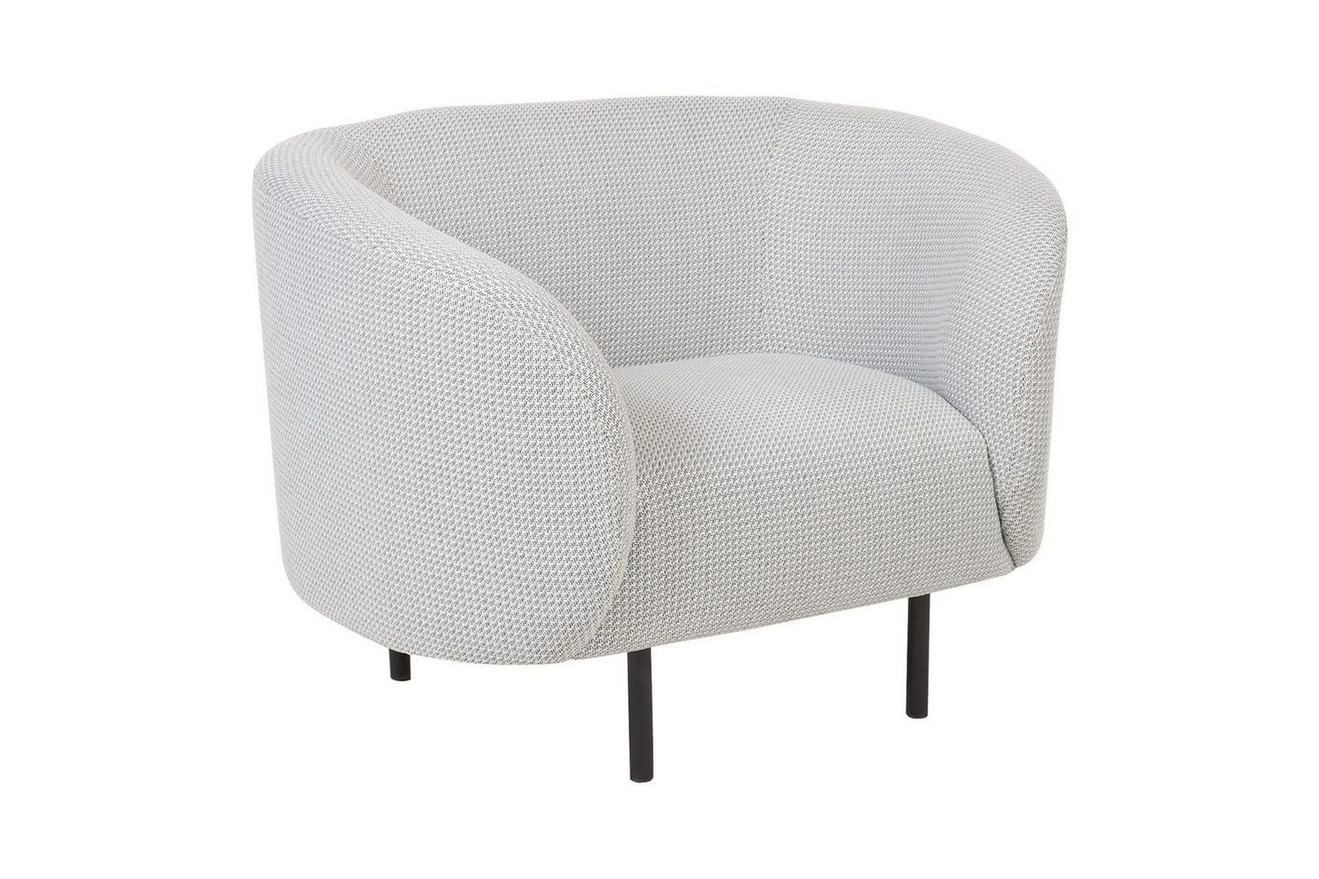 F&aring;t&ouml;lj Loen - Vit, Svart/Polyester