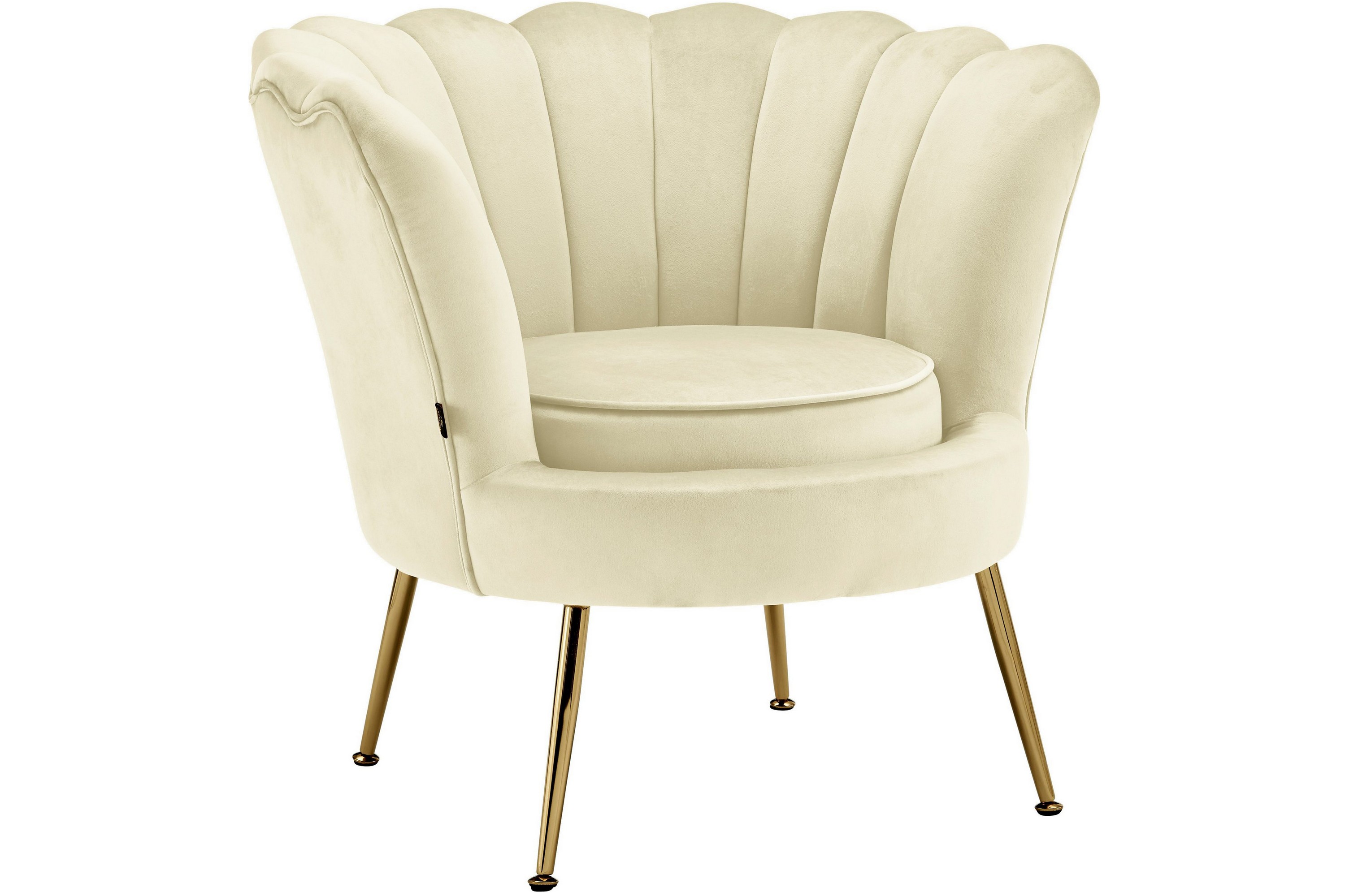 loungefåtölj hornetan - krämvit