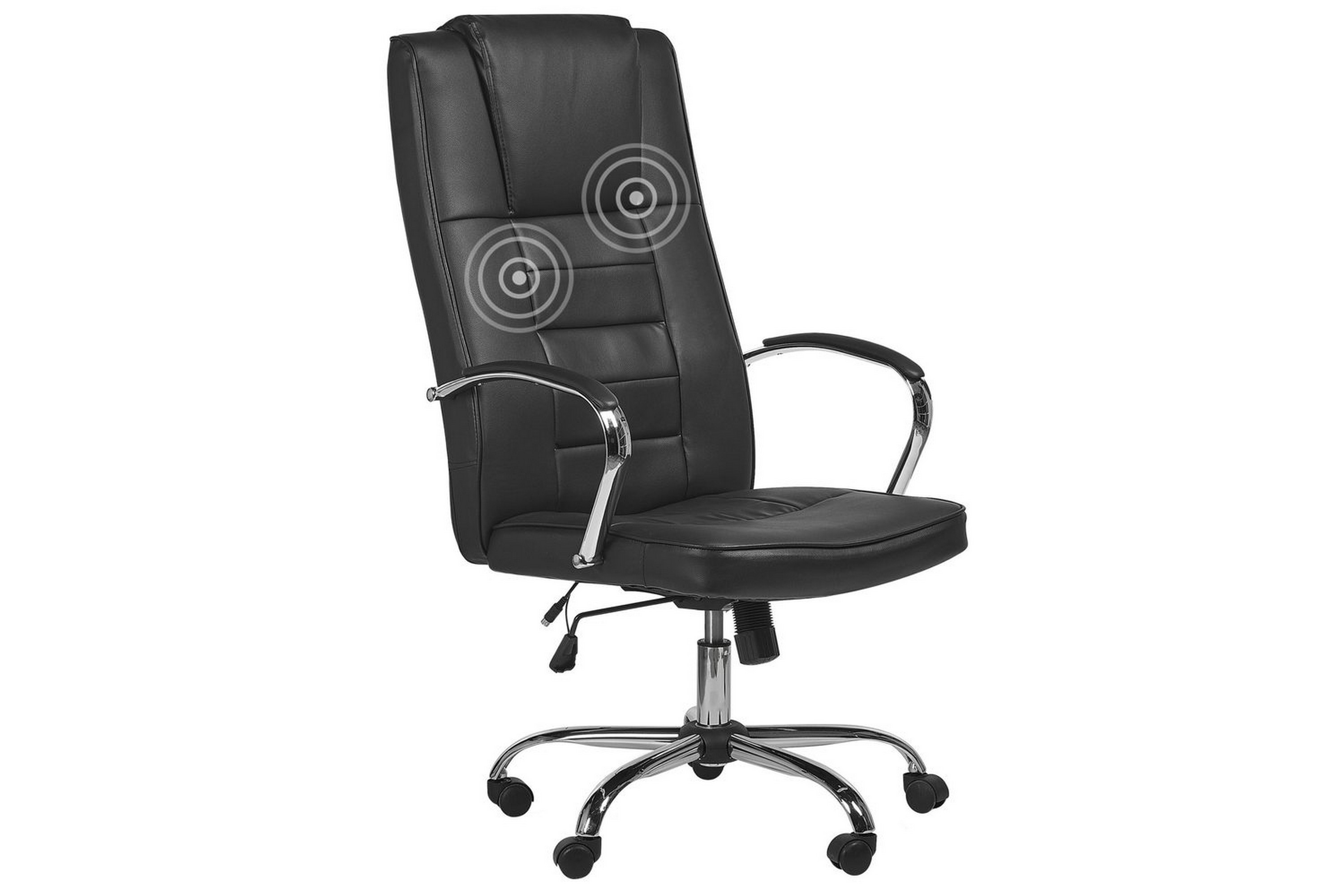 Massagestol Grandeur Svart/Silver Svart/Silver