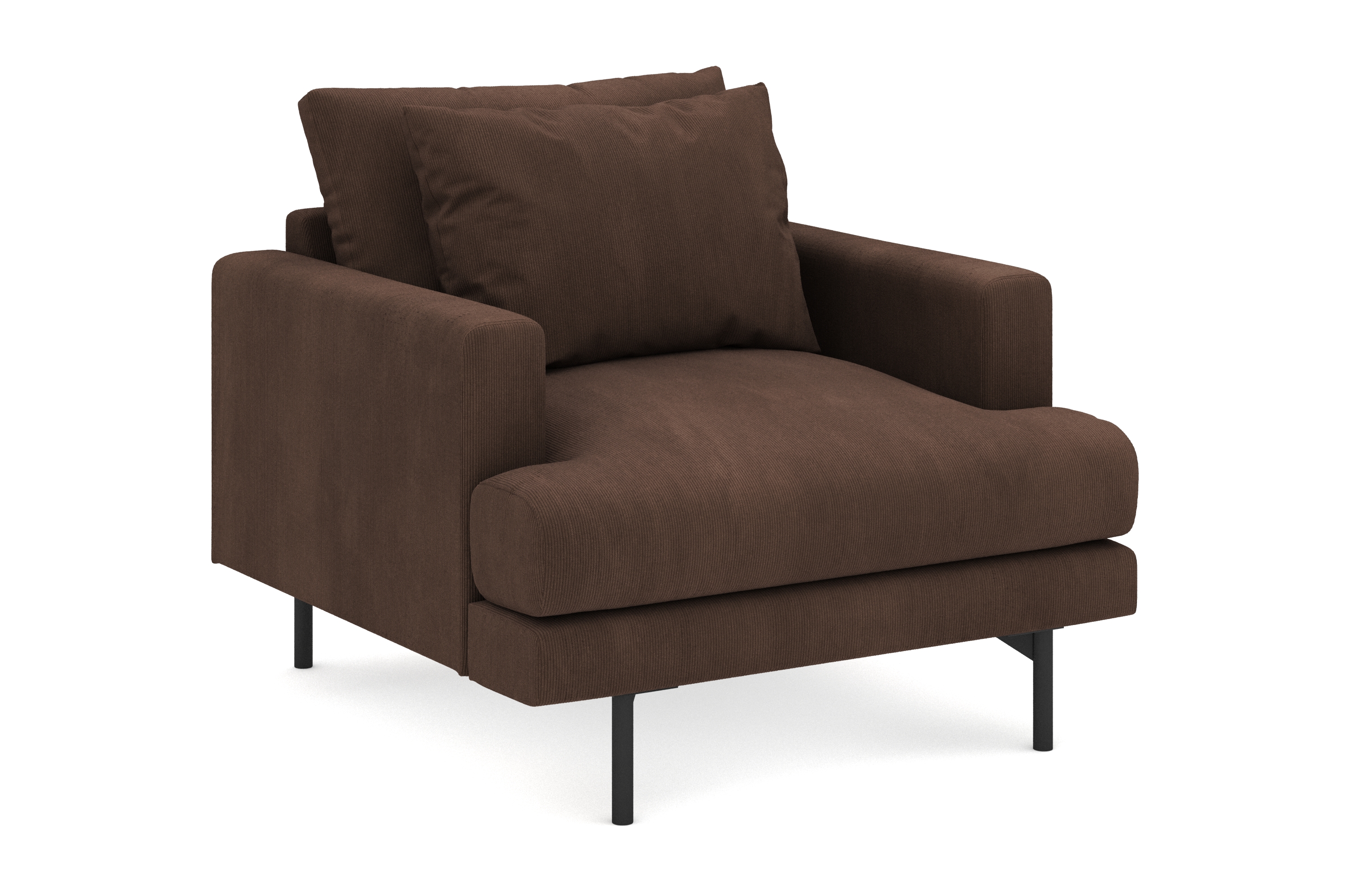 fåtölj menard i manchester - brun