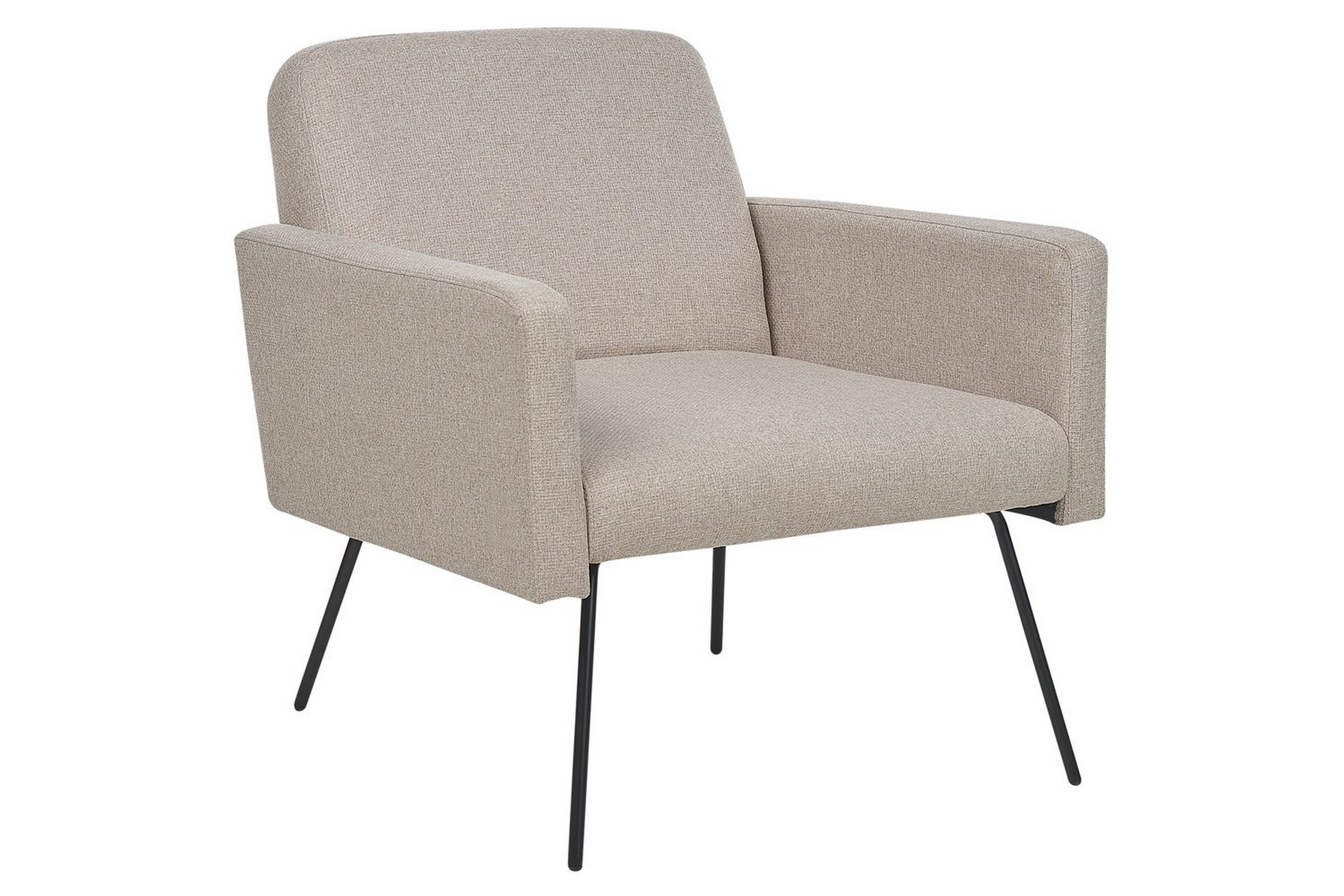 fåtölj narken - beige, svart