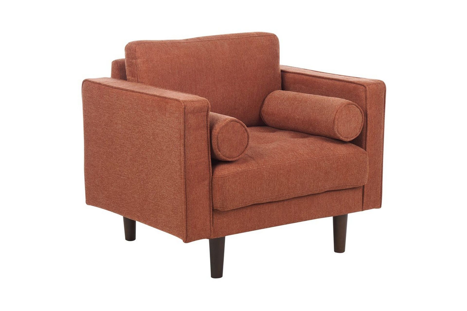 fåtölj nurmo - brunt, mörkt trä