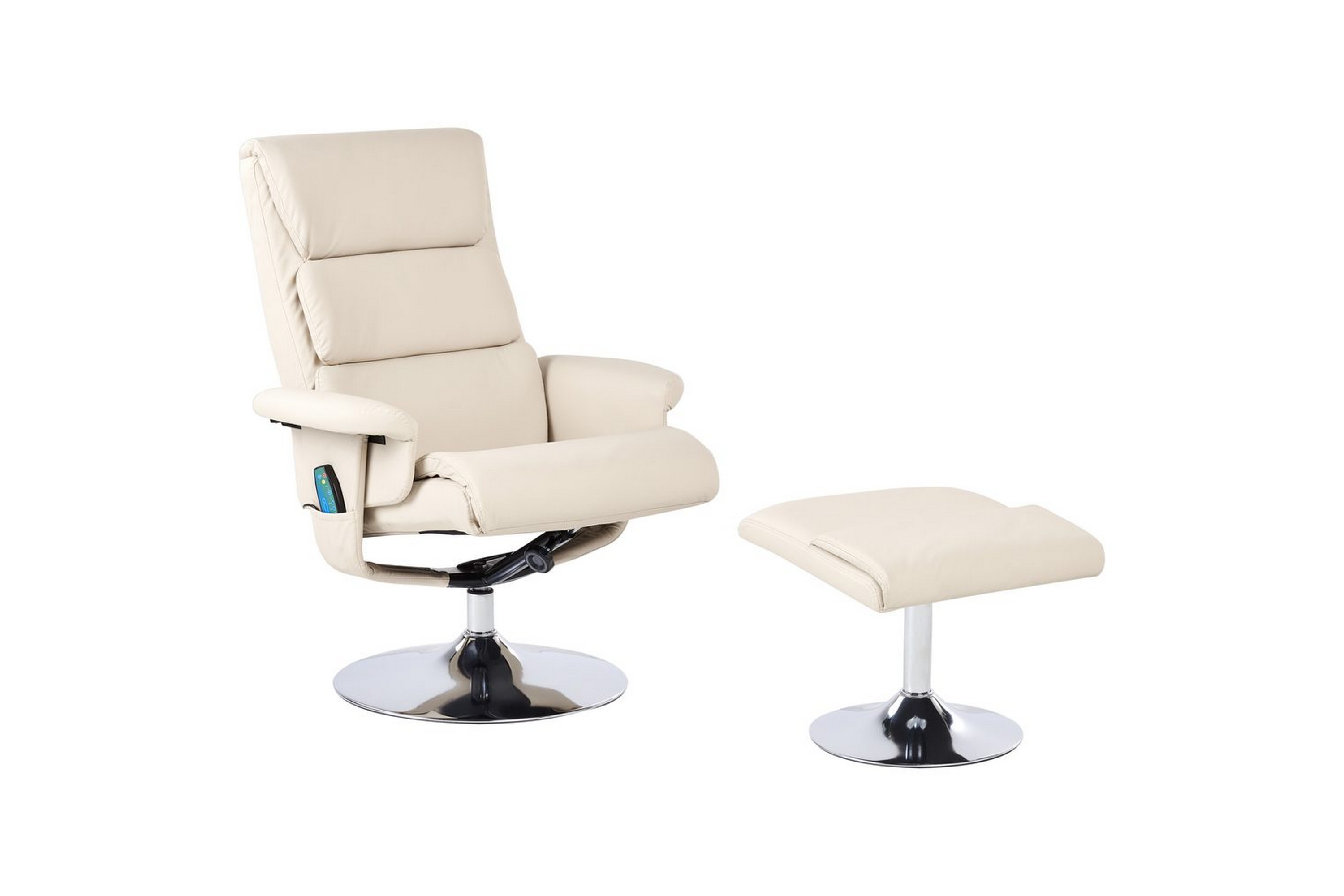 reclinerfåtölj legend - beige, silver