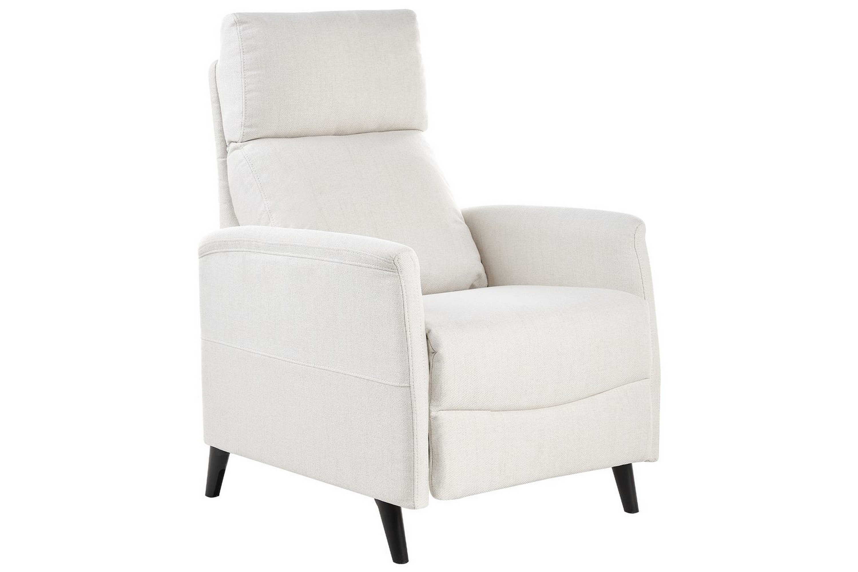 Reclinerfåtölj Selvik Vit/Svart Vit/Svart