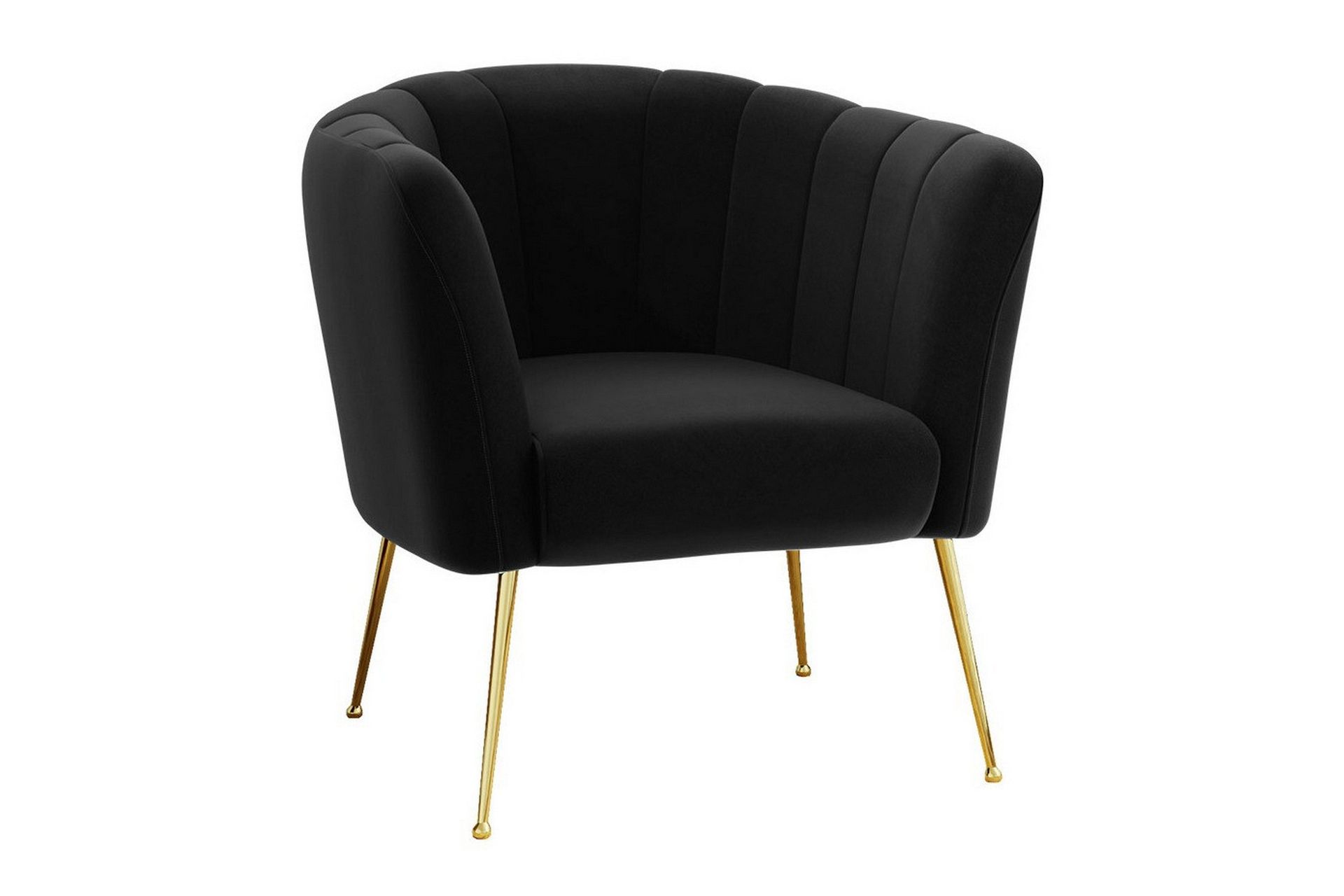 Rushmore Fåtölj Black/Gold -