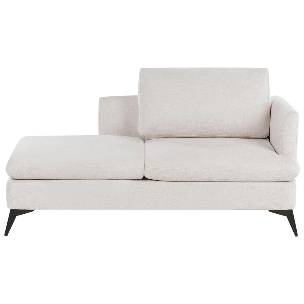 schäslong sievoz - ljubeige, svart/högervänd