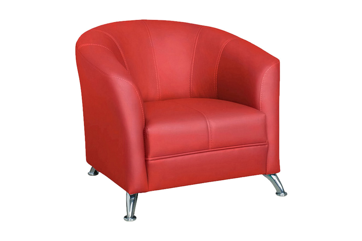 Fåtölj Olier 86x77x68 cm Röd