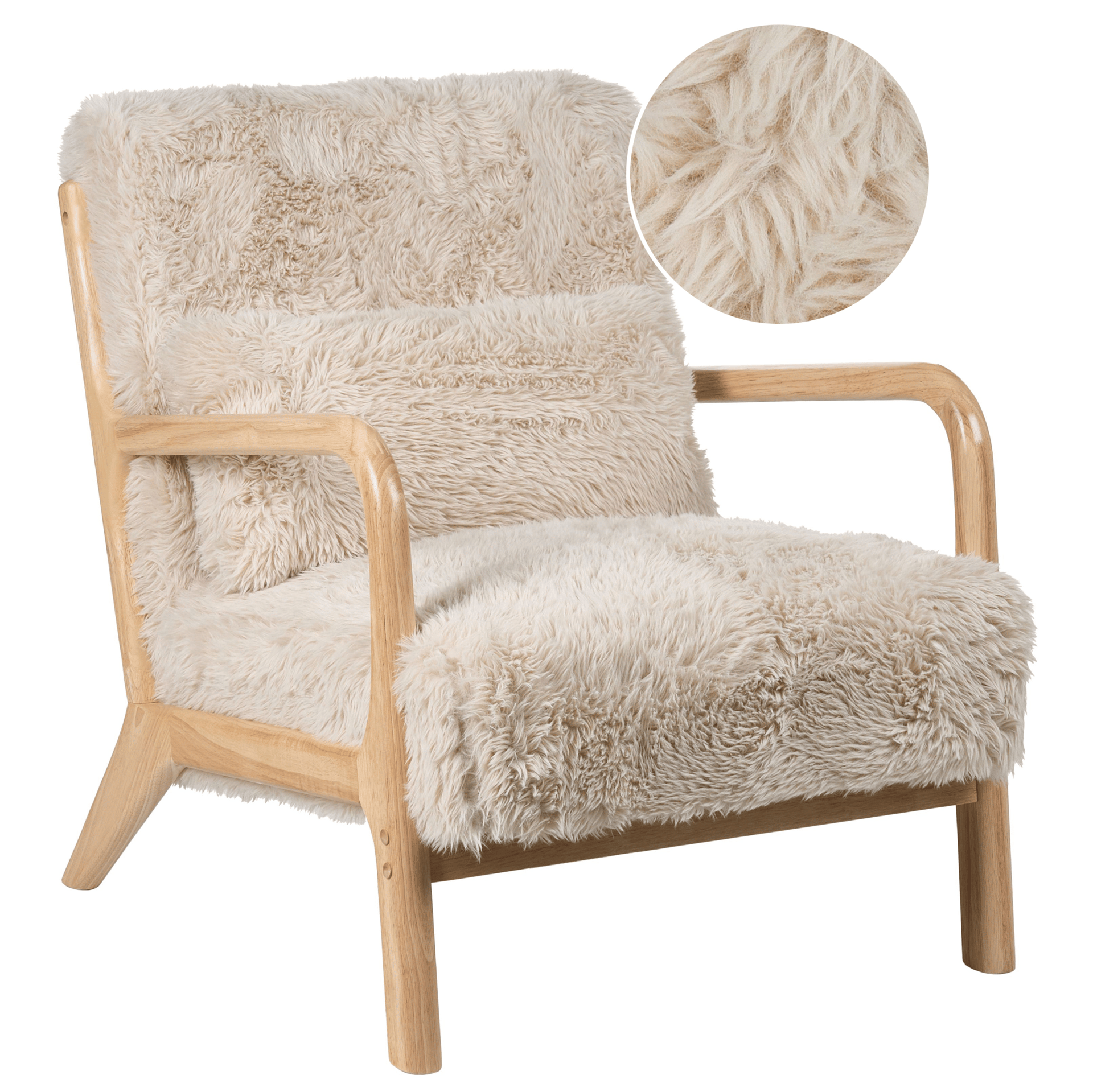 Fåtölj Skovde - Ljusbeige