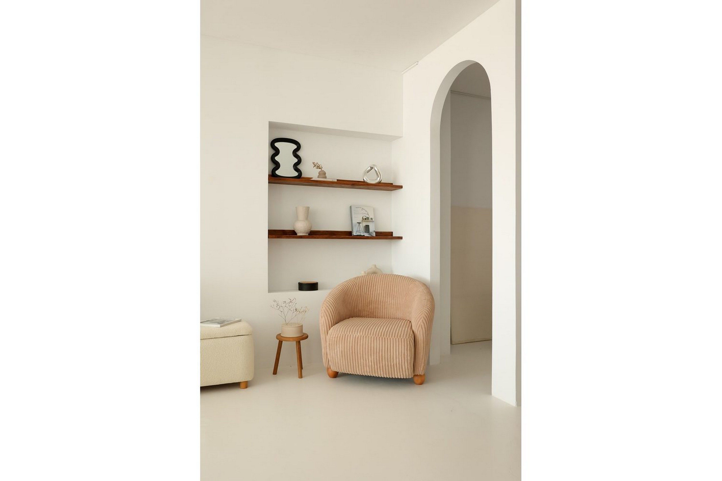 slon öronlappsfåtölj - beige