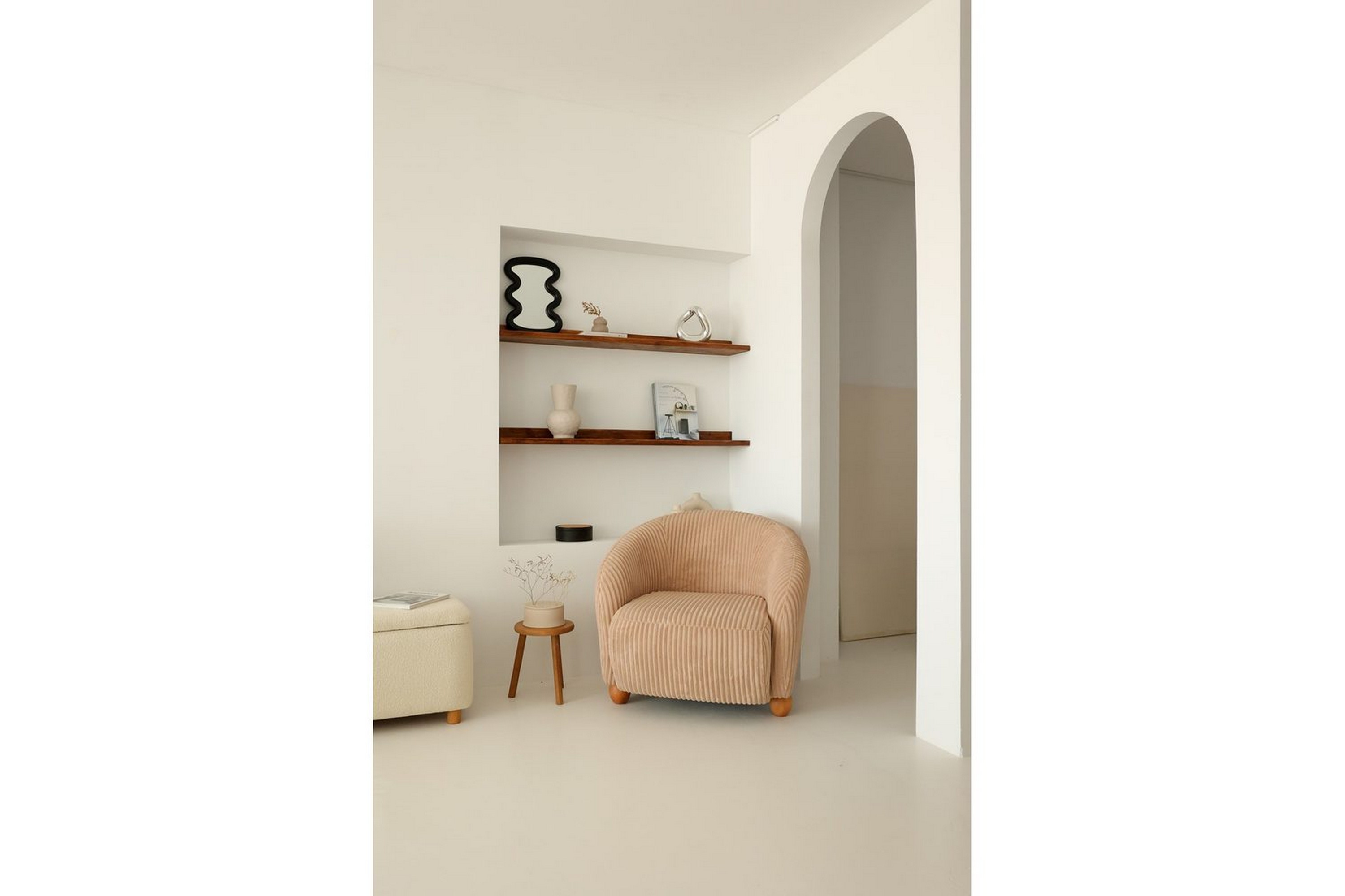 slon öronlappsfåtölj - beige