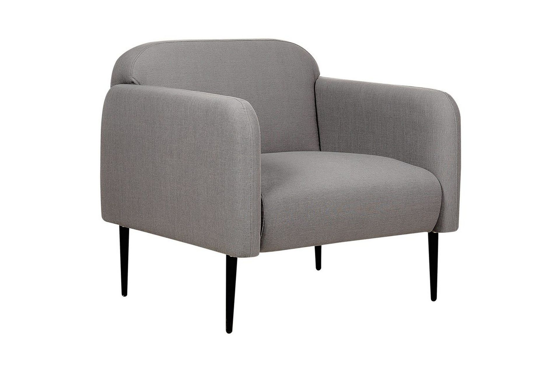 fåtölj stouby - grå, svart