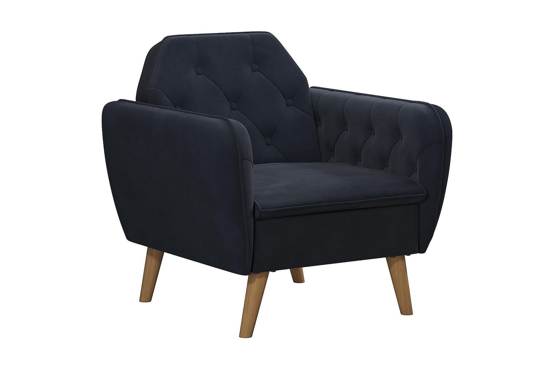 Teresa F&aring;t&ouml;lj Sammet/Bl&aring; - Novogratz