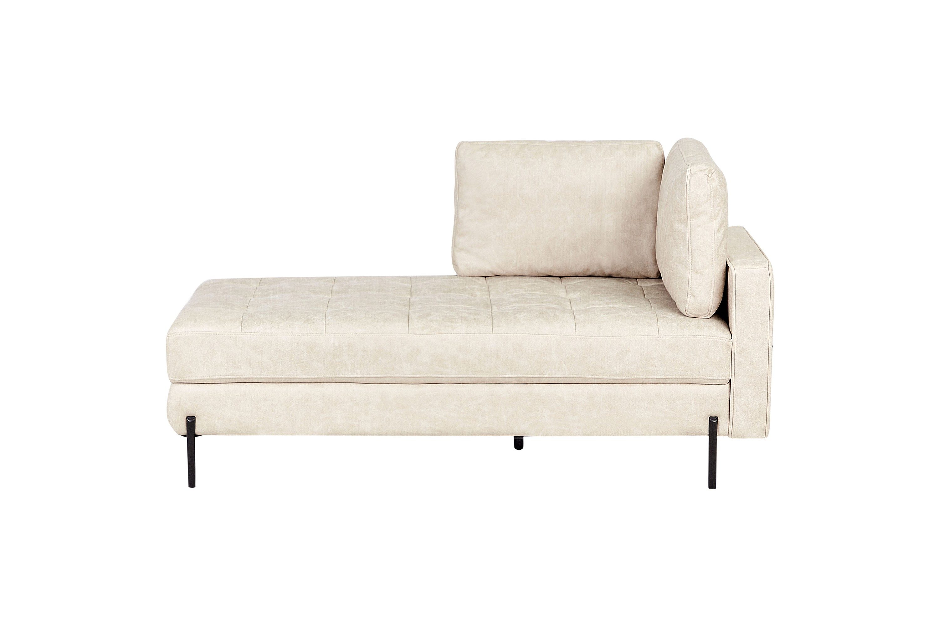 toliman schäslong 172 cm höger - beige/svart