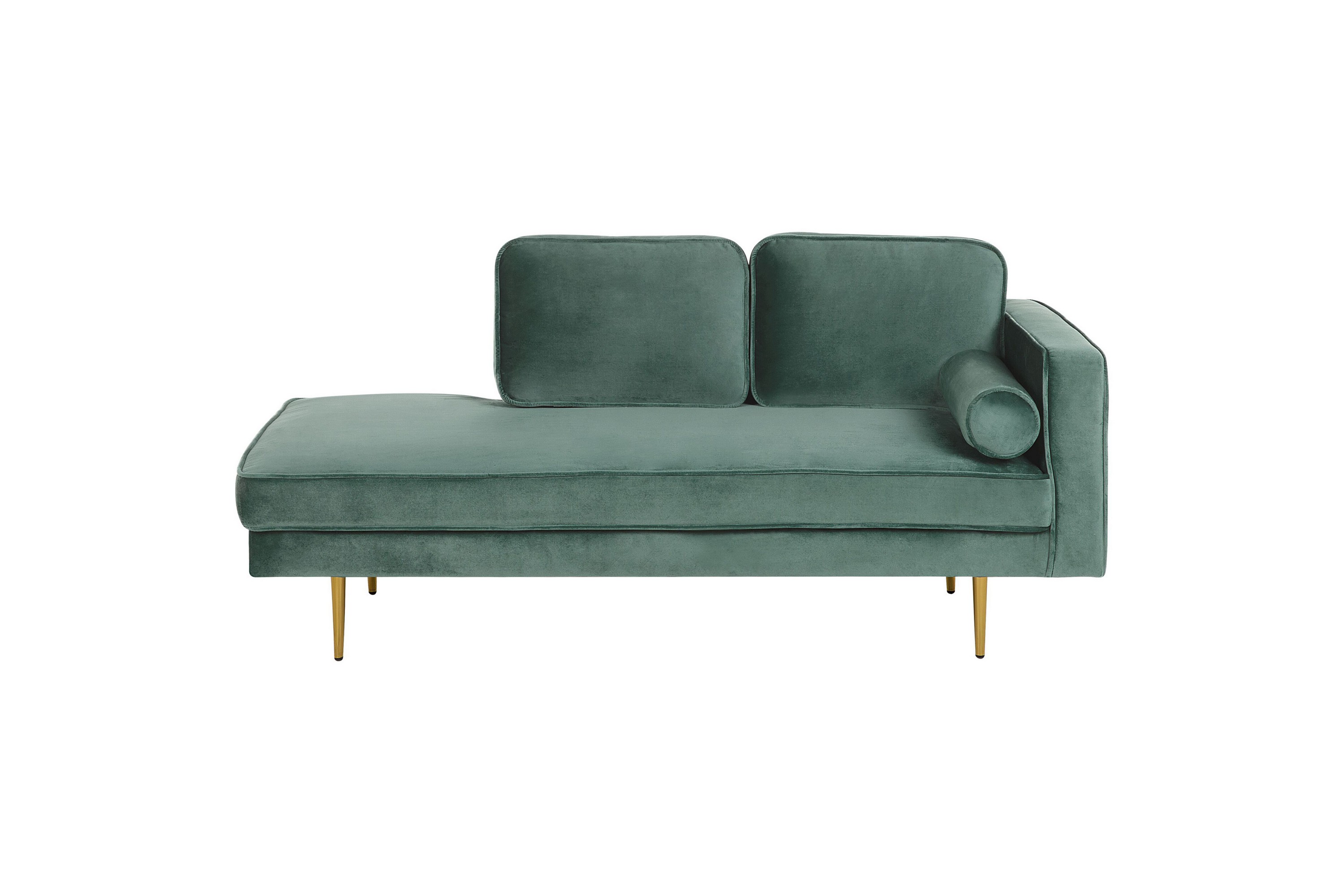 Topo Schäslong 171 cm Höger Guld/Grön