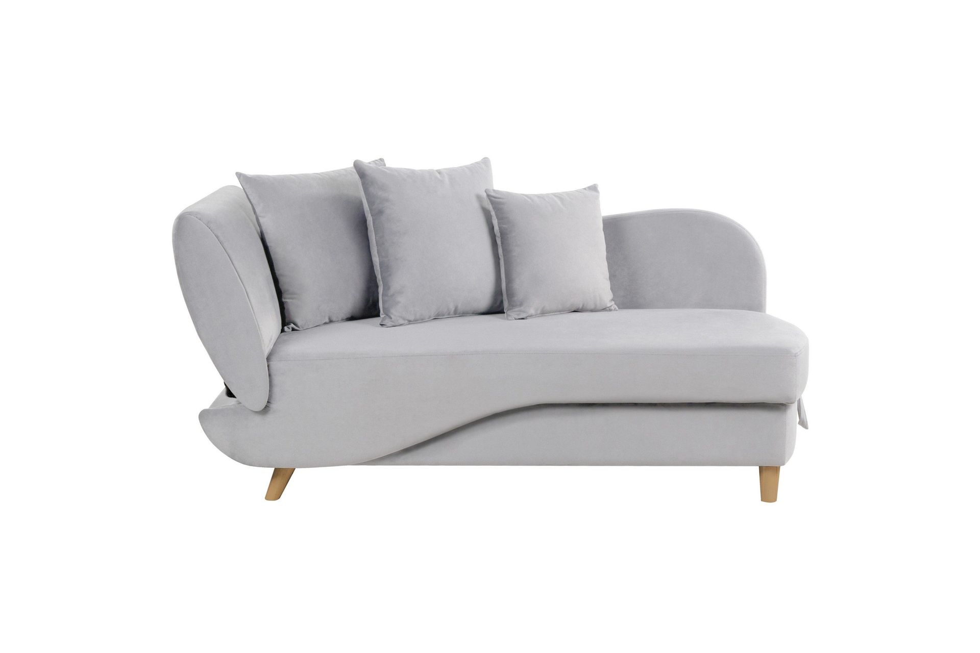 Trehan Sch&auml;slong 157 cm V&auml;nster - Gr&aring;