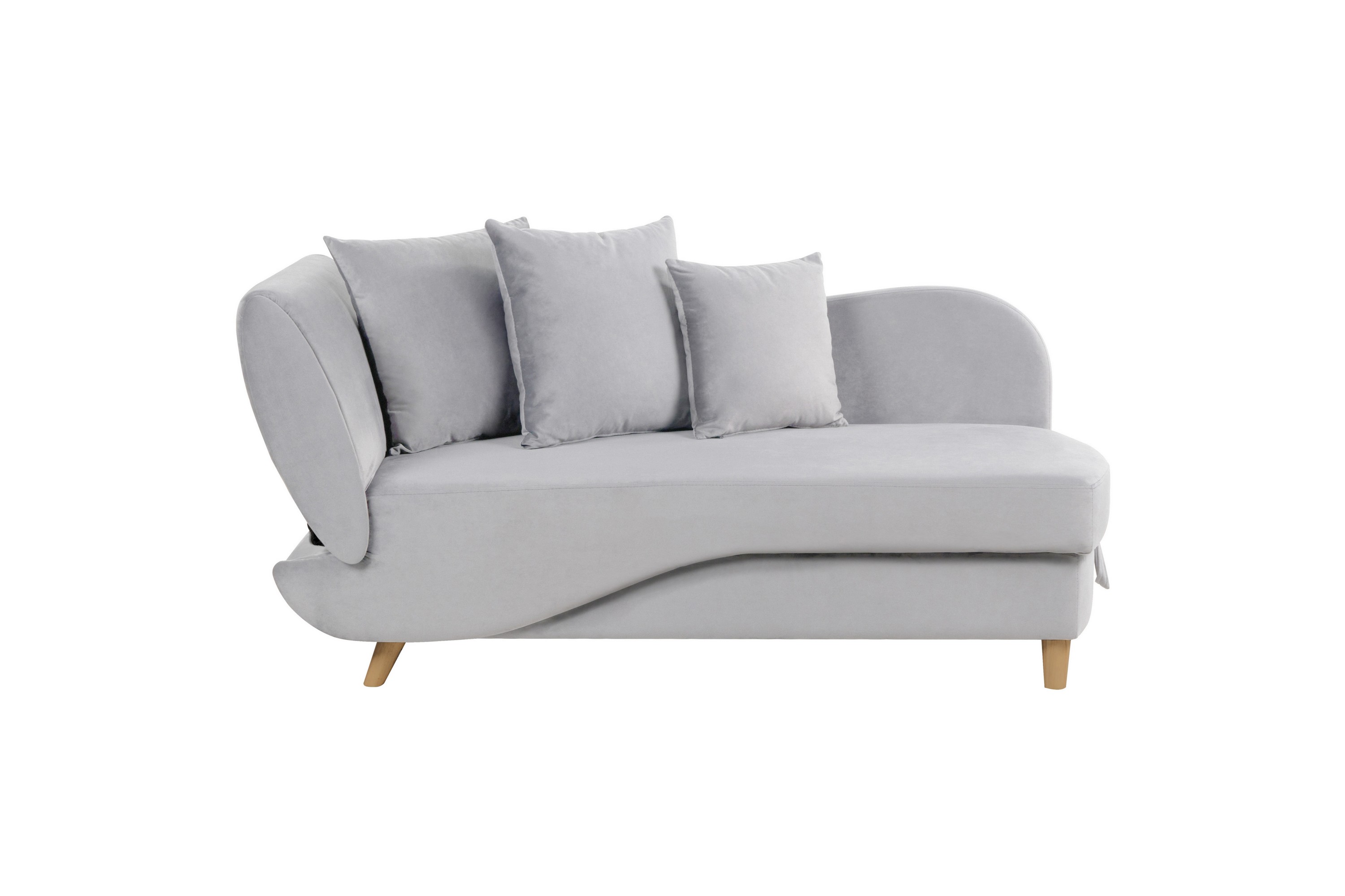 trehan schäslong 157 cm vänster - grå