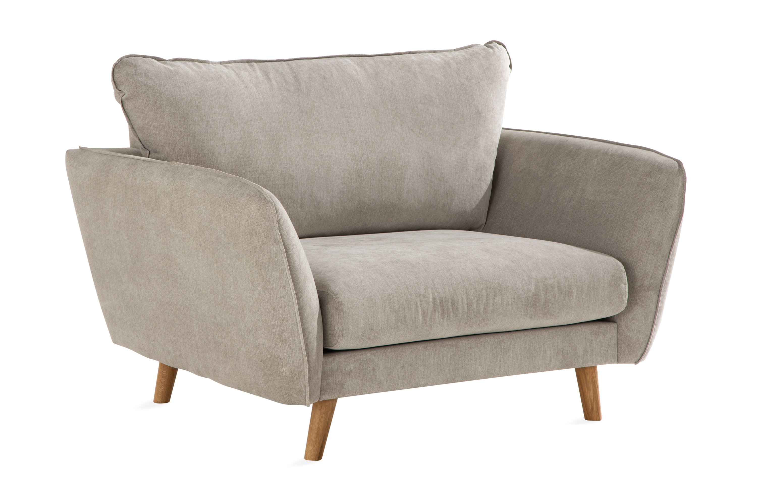 Trend Lyx Fåtölj Beige/Ek