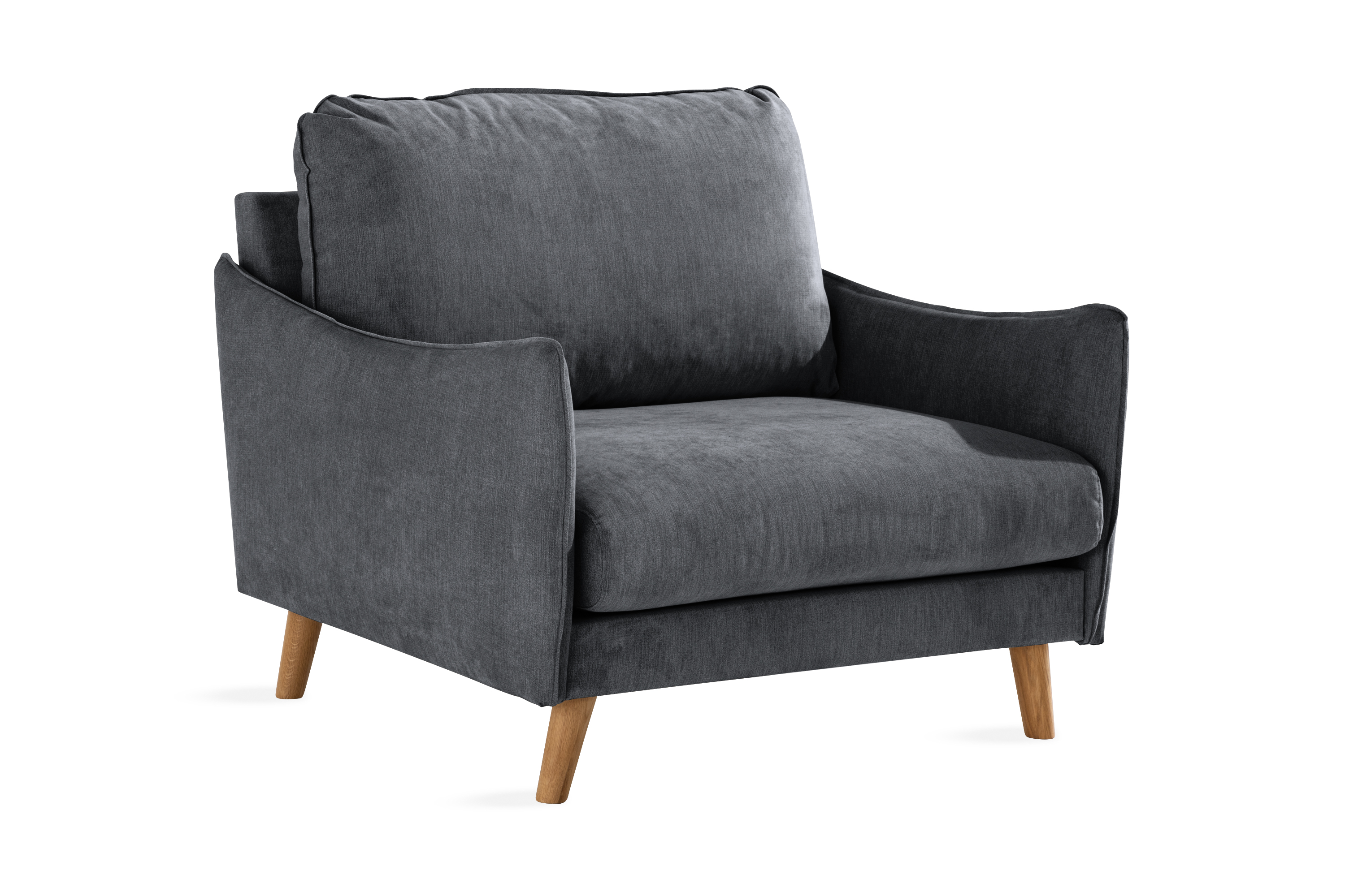 Trend Lyx Fåtölj MörkgråEk